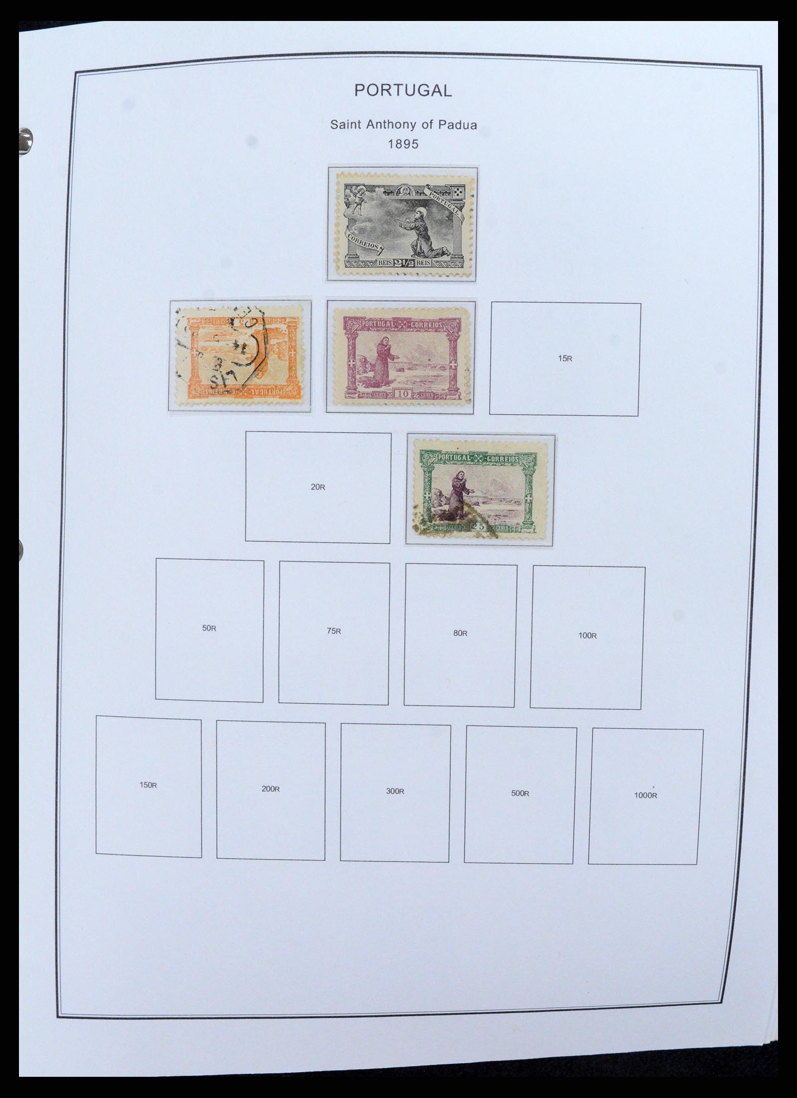 37767 012 - Postzegelverzameling 37767 Portugal en koloniën 1853-1990.