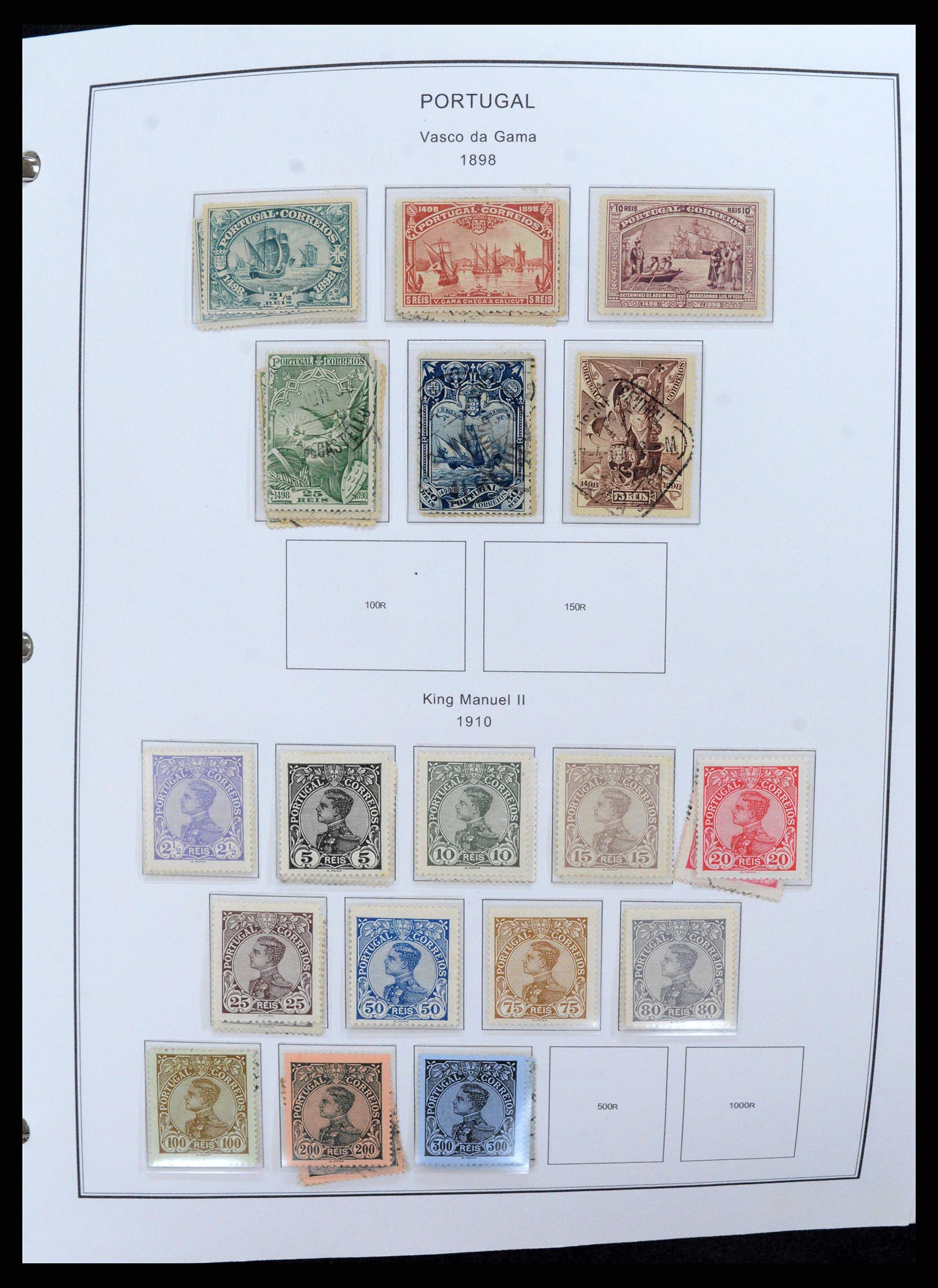 37767 013 - Postzegelverzameling 37767 Portugal en koloniën 1853-1990.
