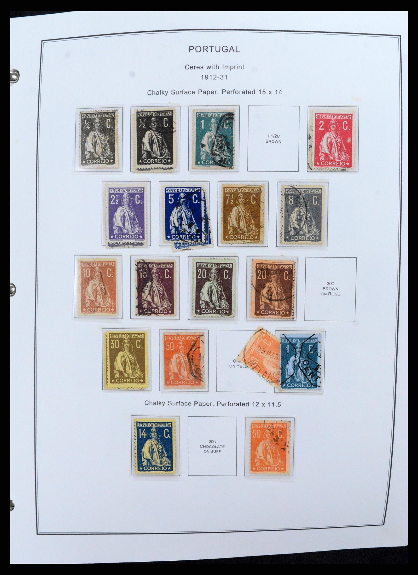 37767 016 - Postzegelverzameling 37767 Portugal en koloniën 1853-1990.