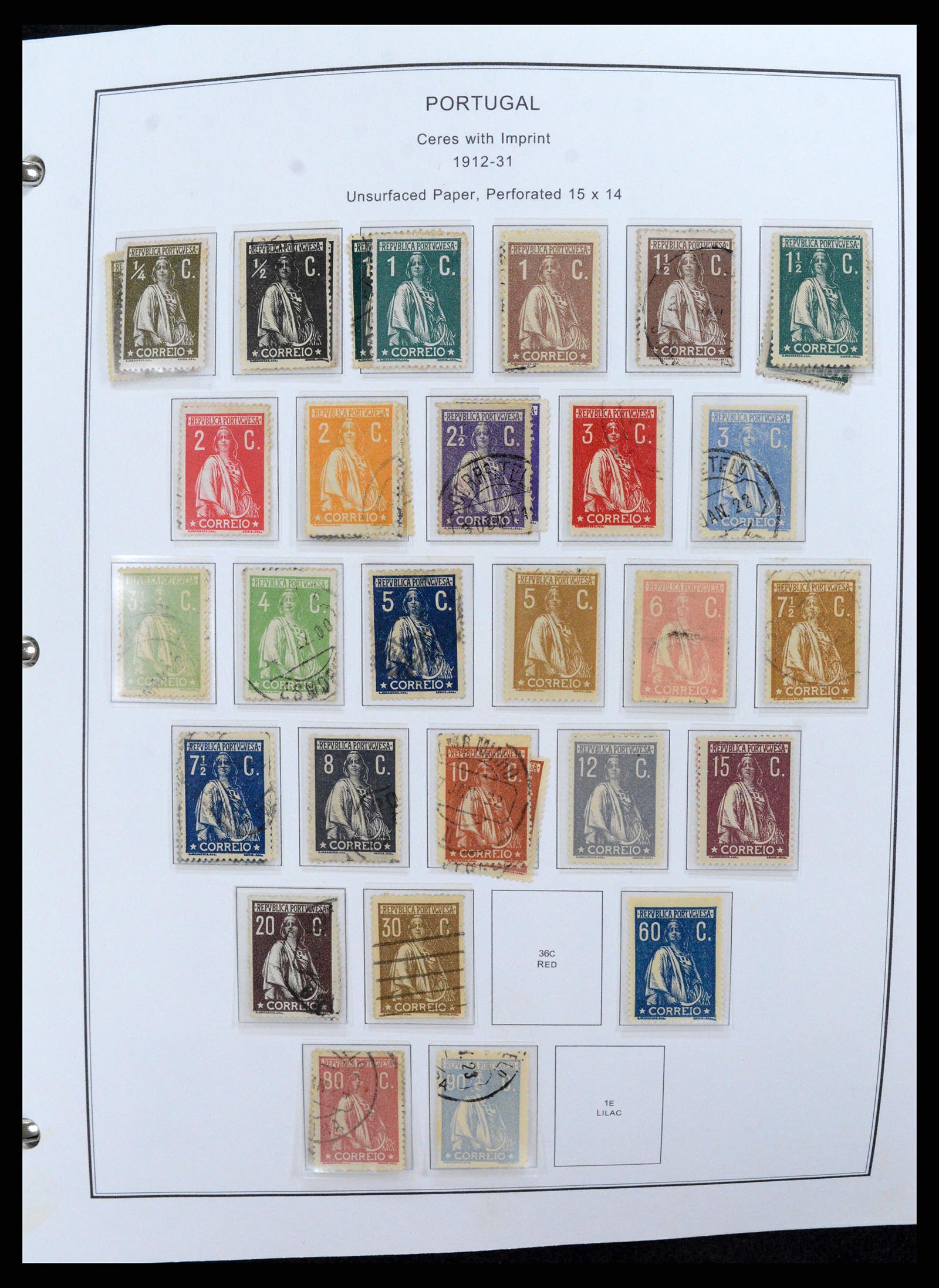 37767 017 - Postzegelverzameling 37767 Portugal en koloniën 1853-1990.