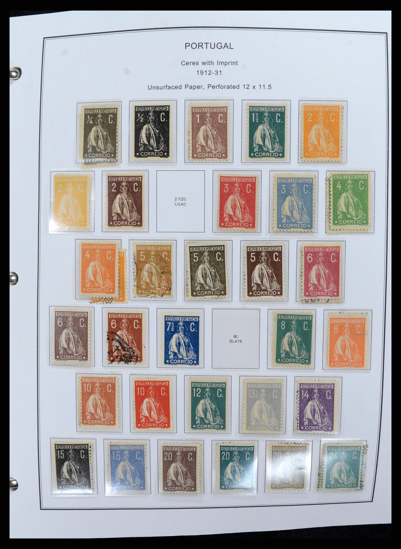 37767 018 - Postzegelverzameling 37767 Portugal en koloniën 1853-1990.