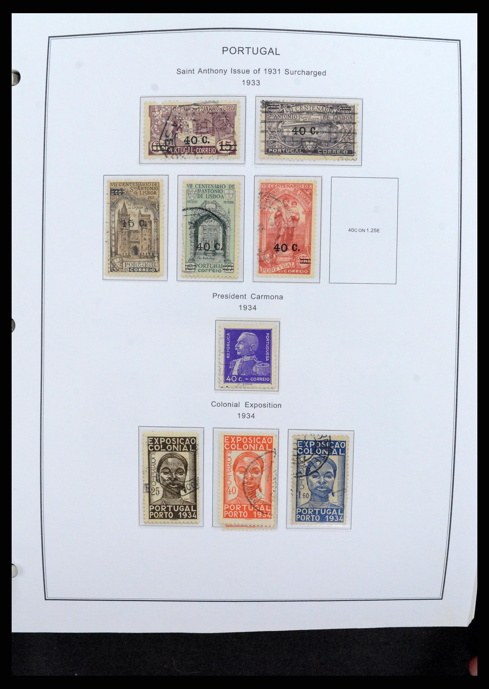 37767 035 - Stamp collection 37767 Portugal and colonies 1853-1990.