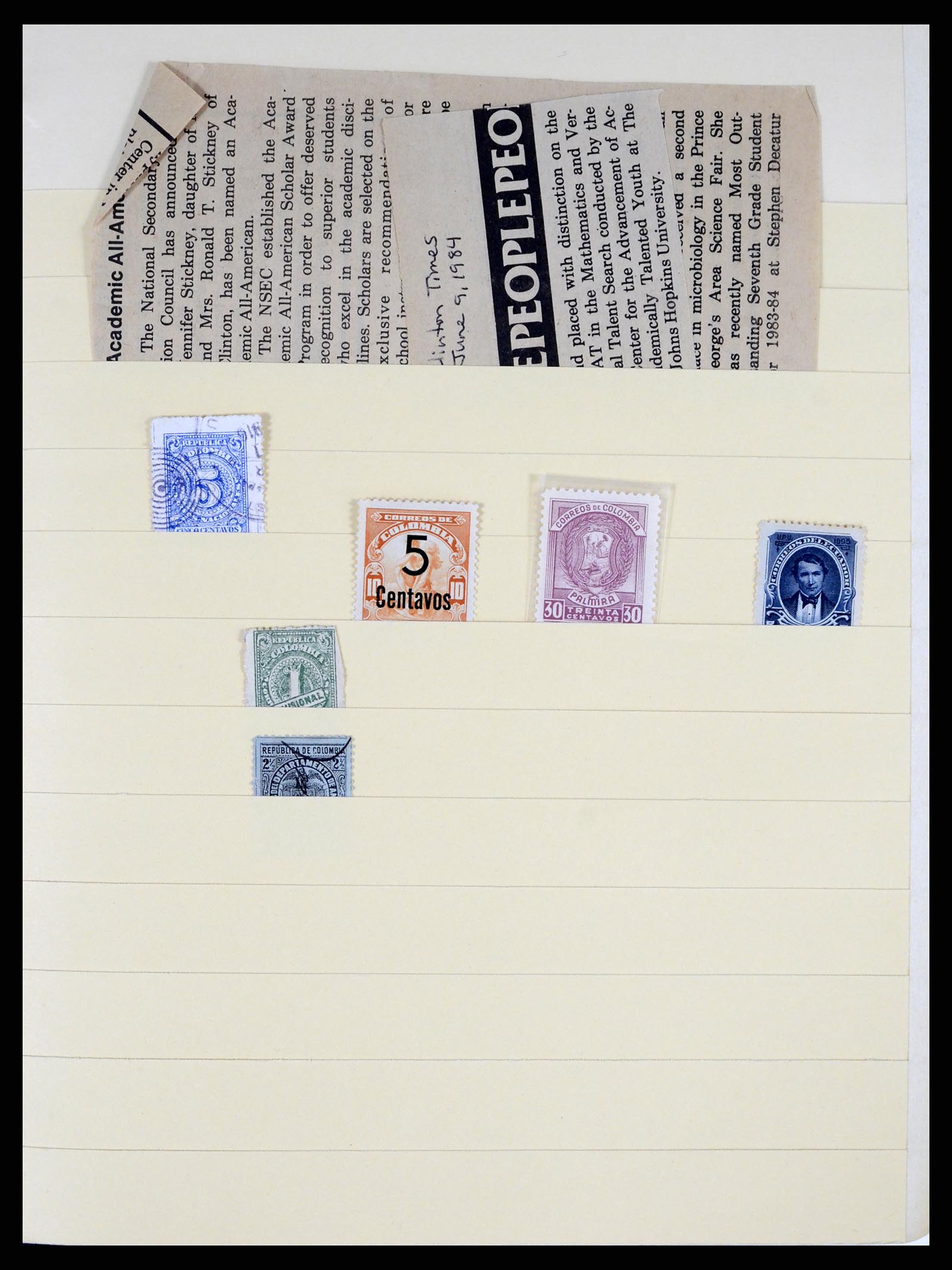 37770 0001 - Postzegelverzameling 37770 Latijns Amerika 1855-1990.