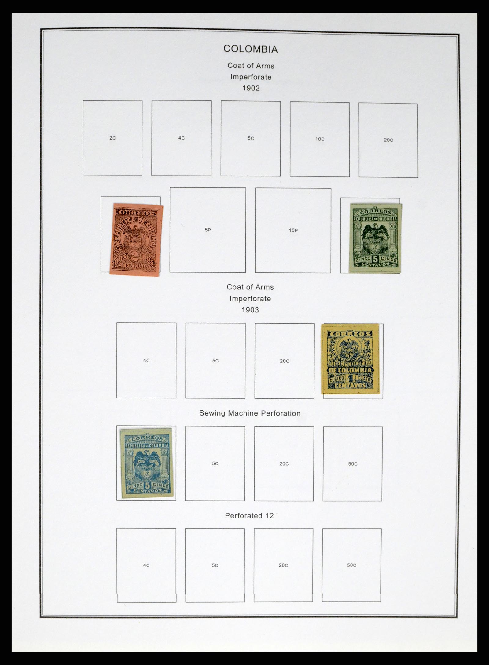 37770 0003 - Stamp collection 37770 Latin America 1855-1990