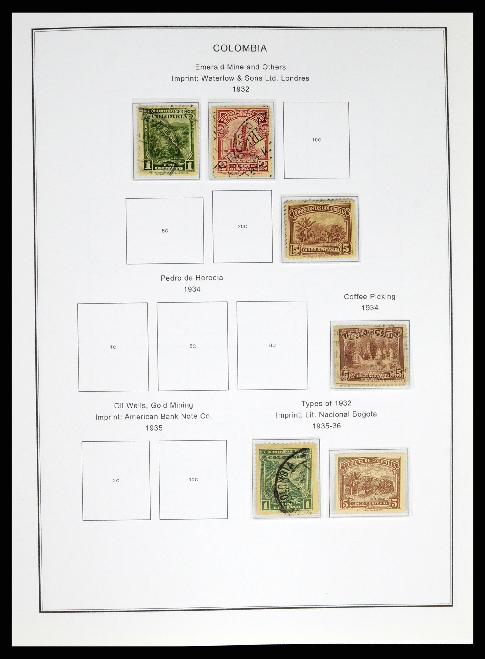 37770 0009 - Stamp collection 37770 Latin America 1855-1990