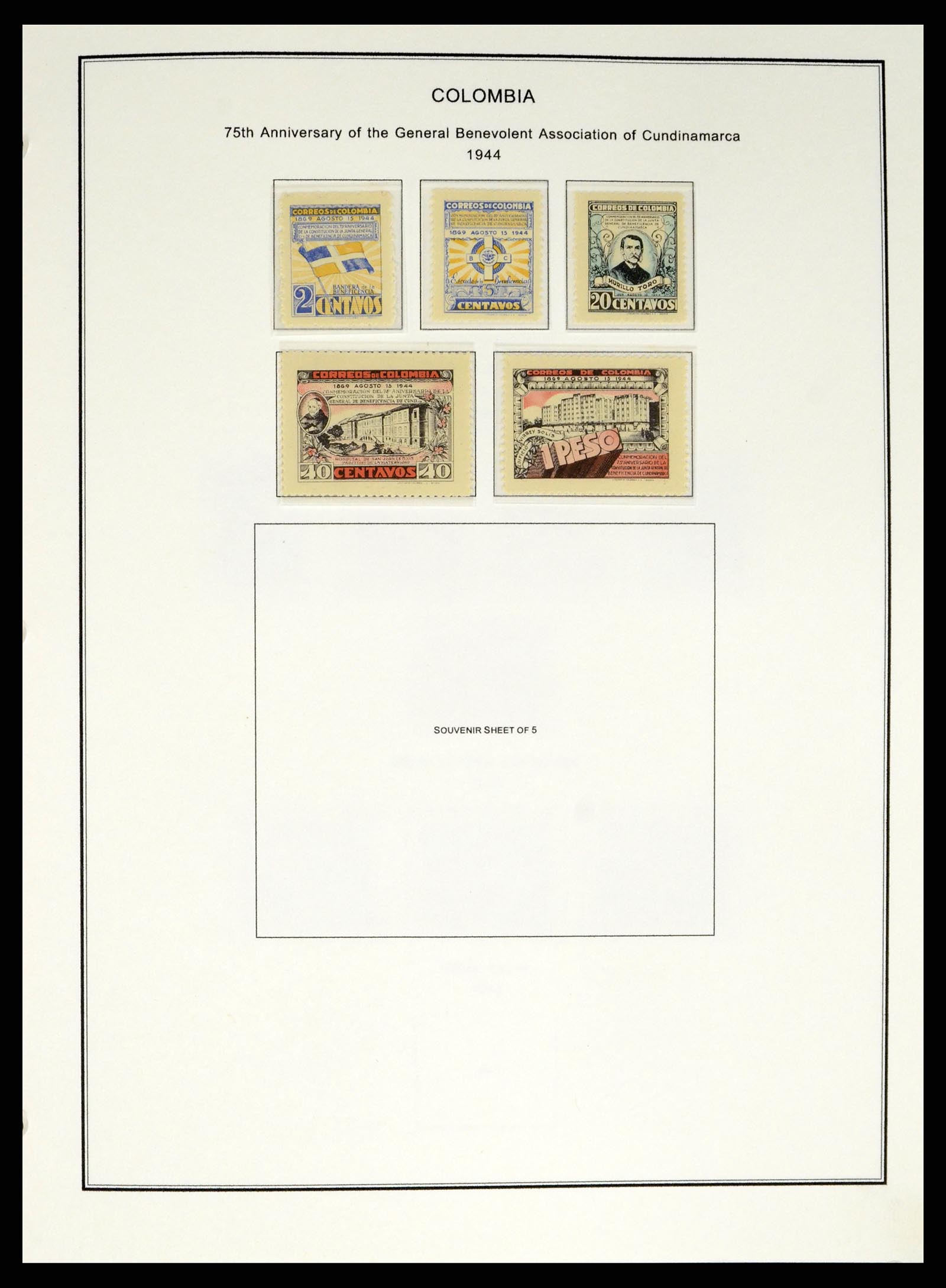 37770 0014 - Postzegelverzameling 37770 Latijns Amerika 1855-1990.