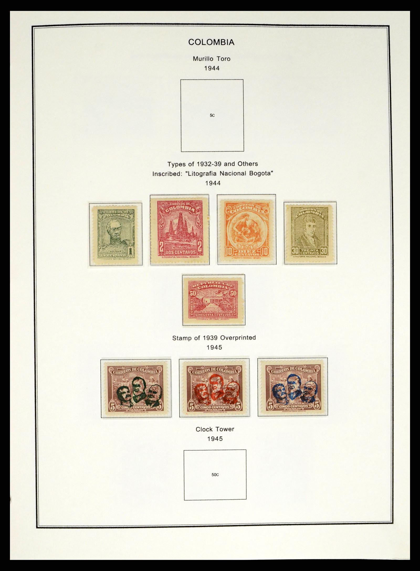 37770 0015 - Stamp collection 37770 Latin America 1855-1990