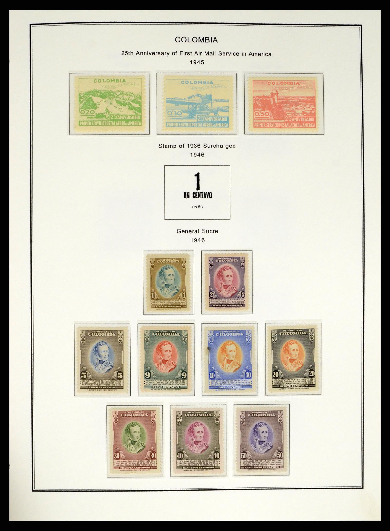 37770 0016 - Postzegelverzameling 37770 Latijns Amerika 1855-1990.