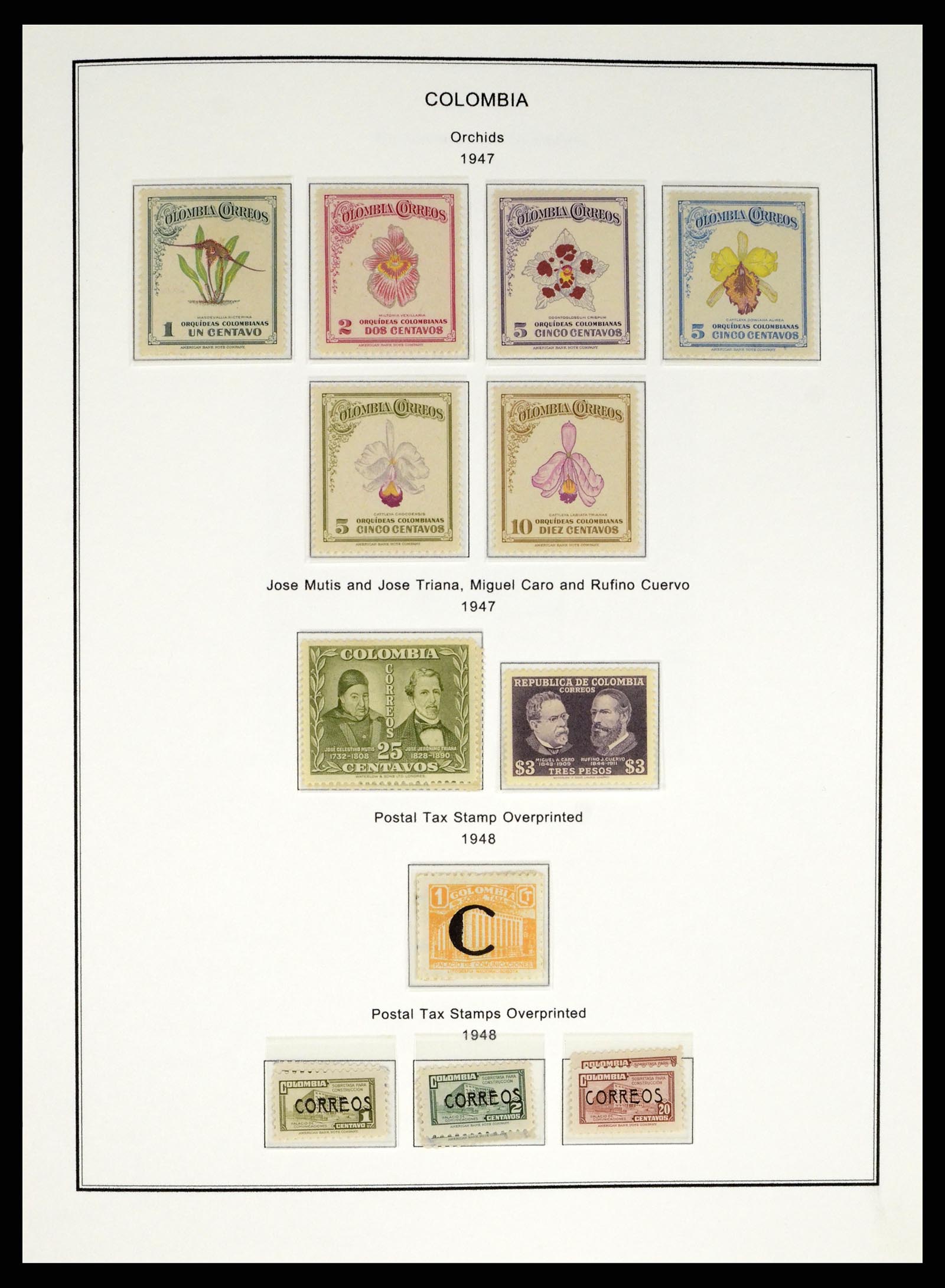 37770 0018 - Postzegelverzameling 37770 Latijns Amerika 1855-1990.