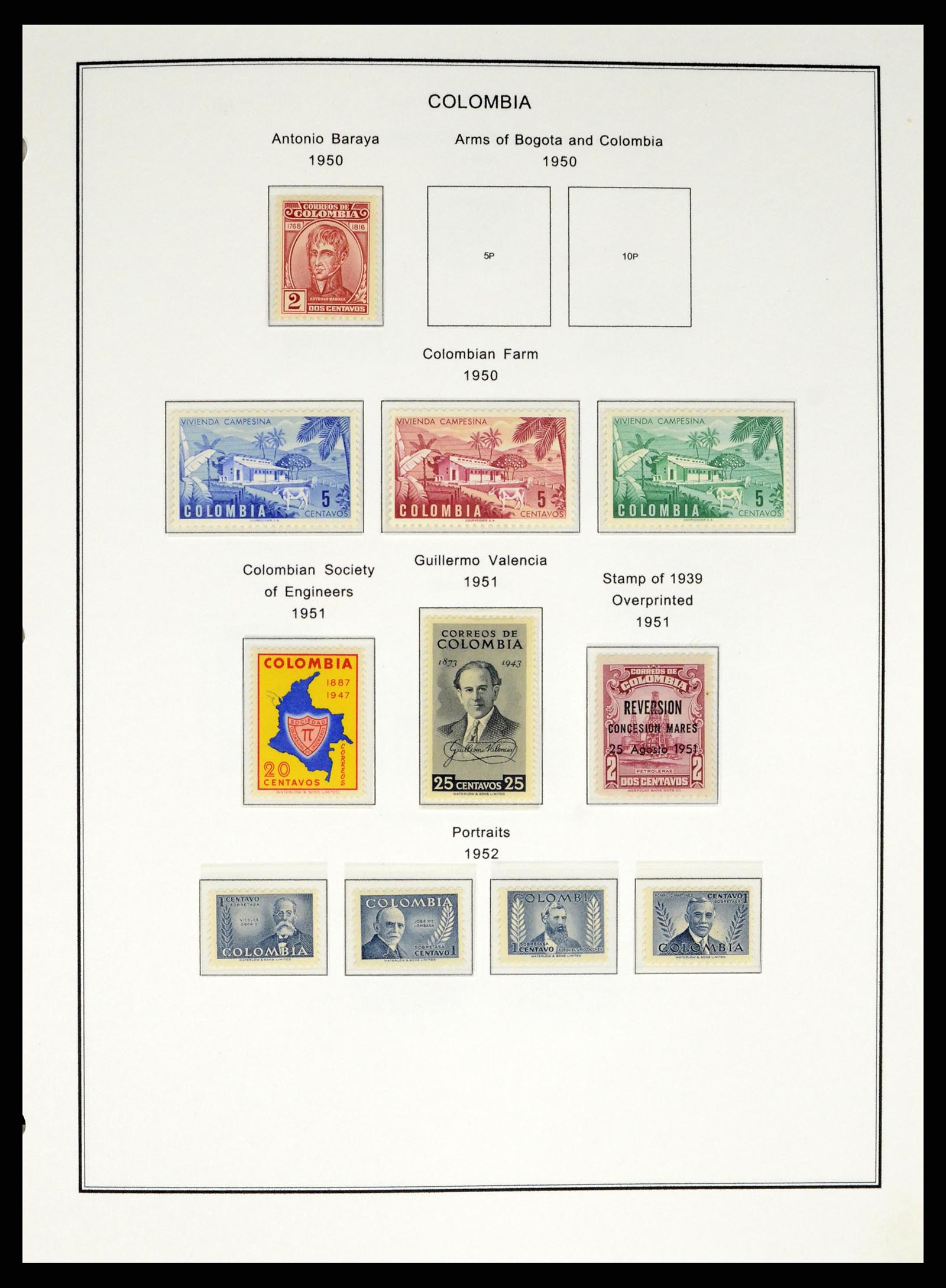 37770 0022 - Stamp collection 37770 Latin America 1855-1990
