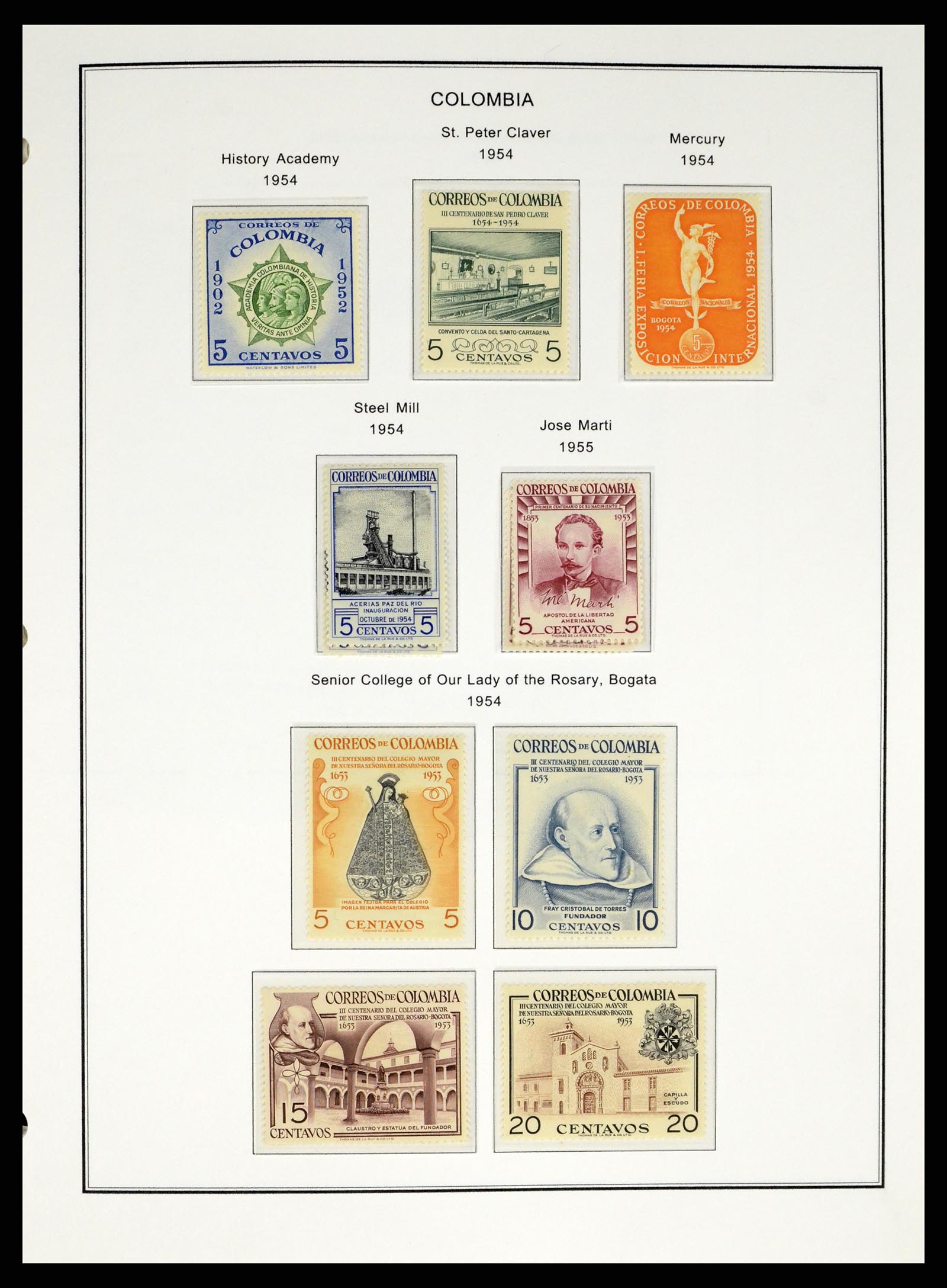 37770 0025 - Postzegelverzameling 37770 Latijns Amerika 1855-1990.