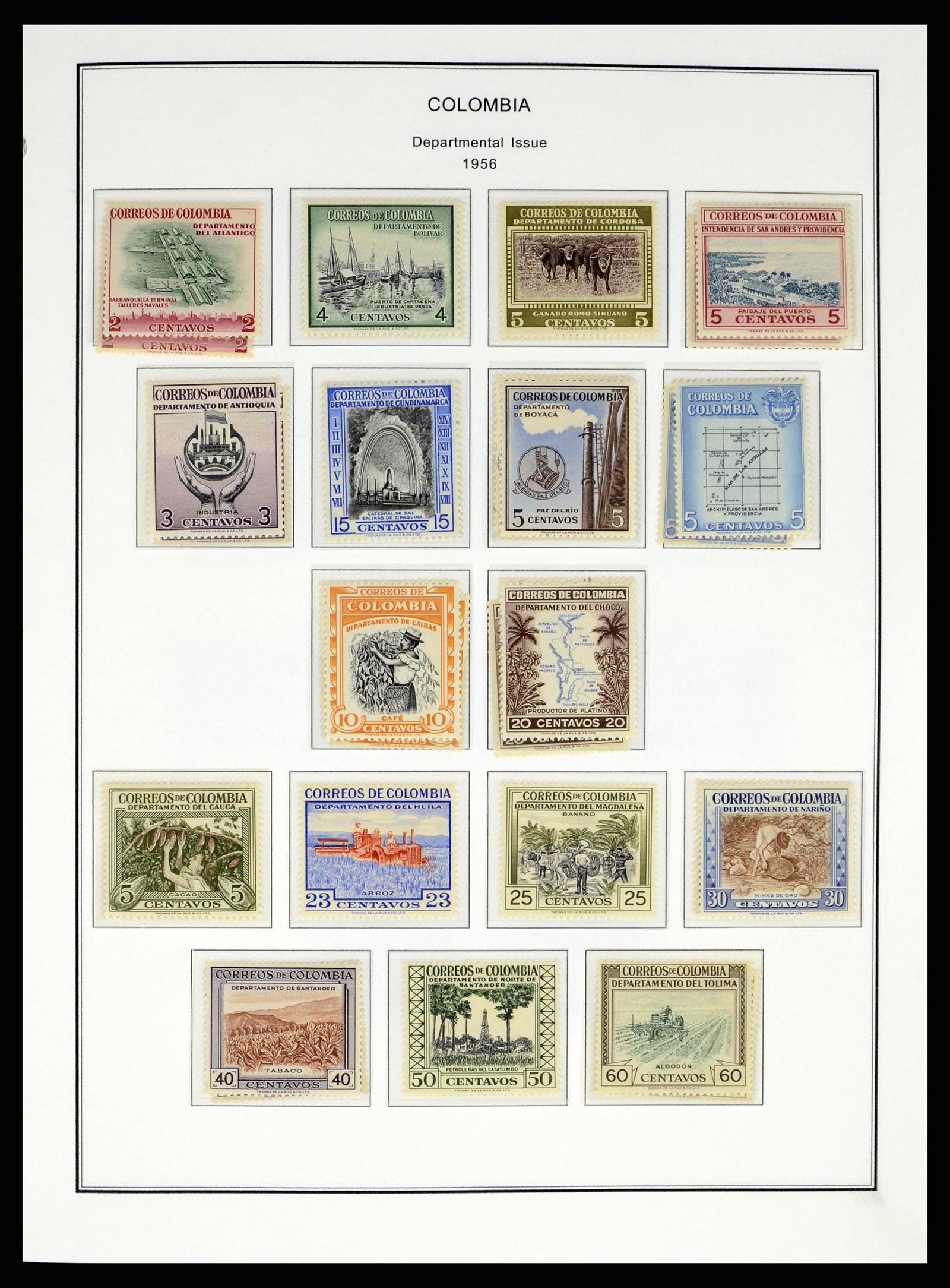 37770 0029 - Stamp collection 37770 Latin America 1855-1990