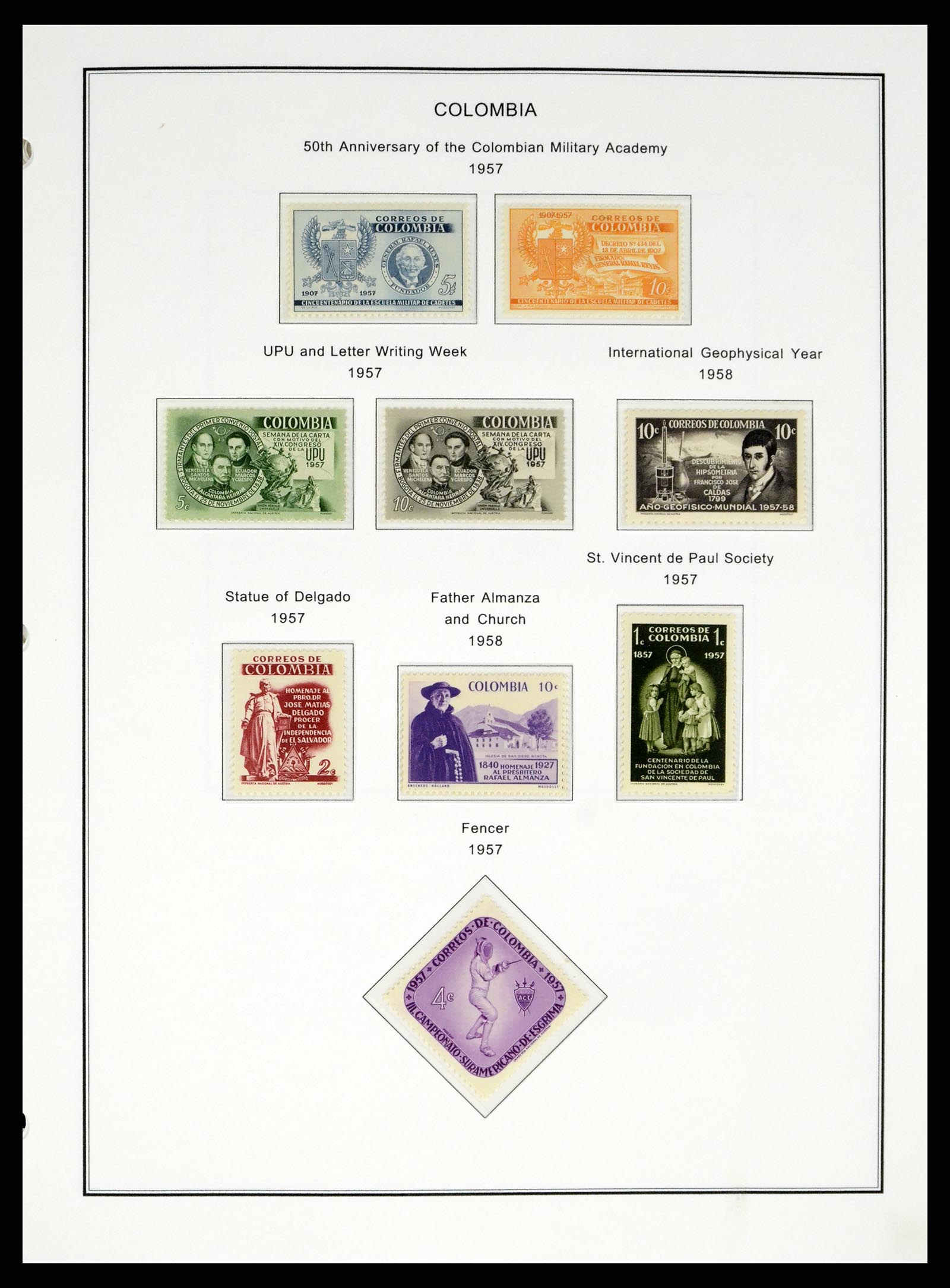 37770 0031 - Stamp collection 37770 Latin America 1855-1990
