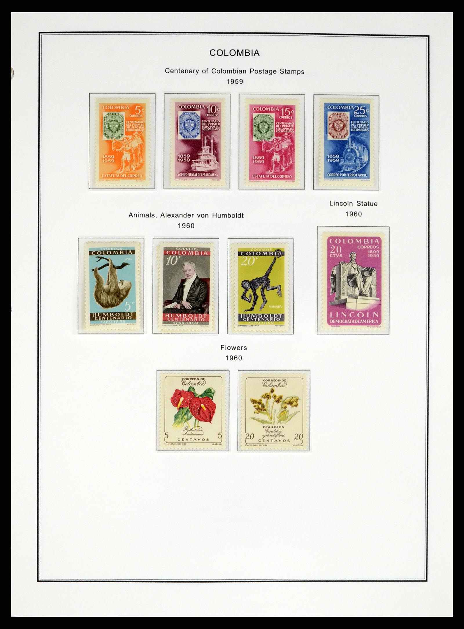 37770 0034 - Postzegelverzameling 37770 Latijns Amerika 1855-1990.
