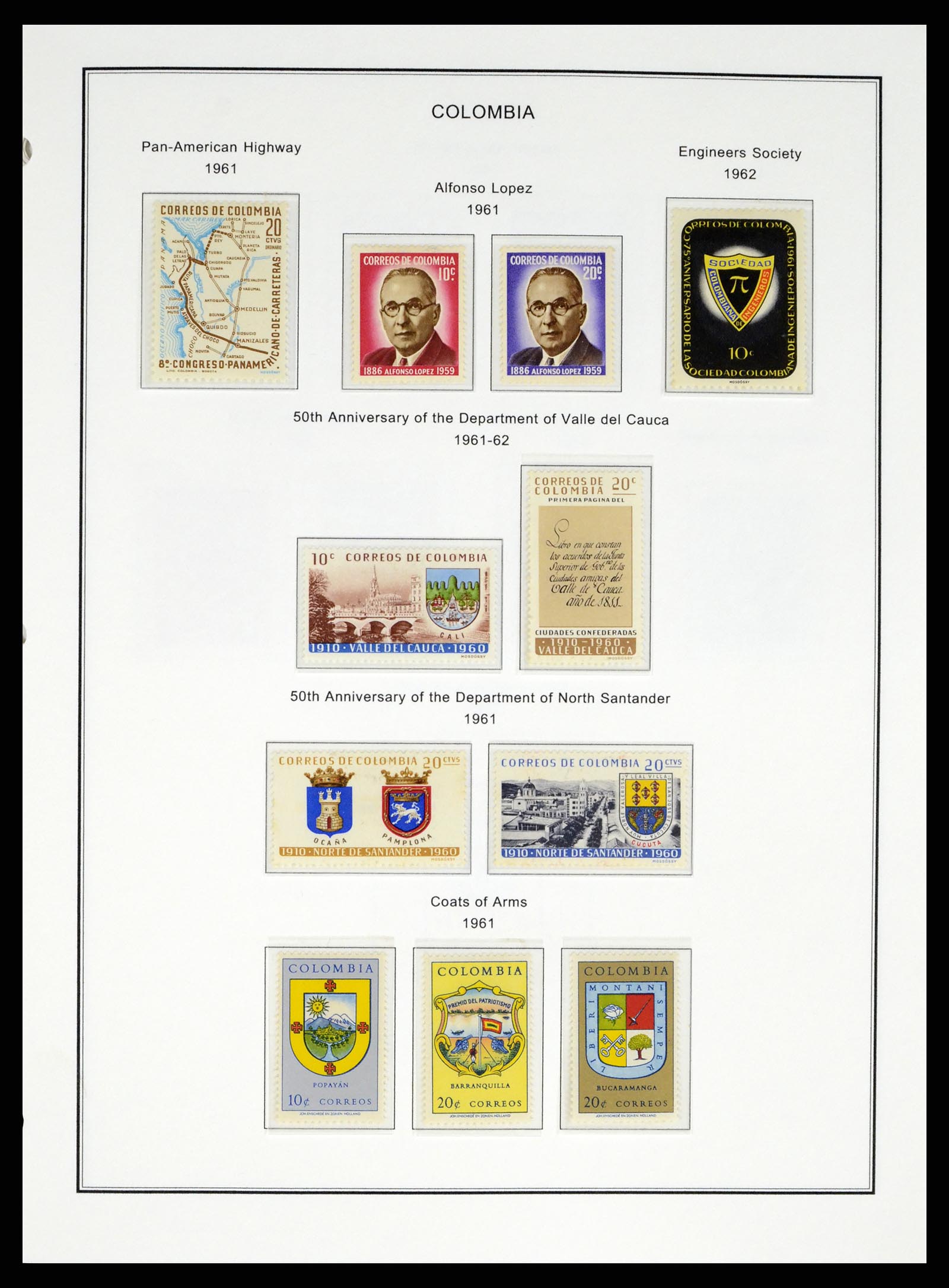 37770 0036 - Postzegelverzameling 37770 Latijns Amerika 1855-1990.