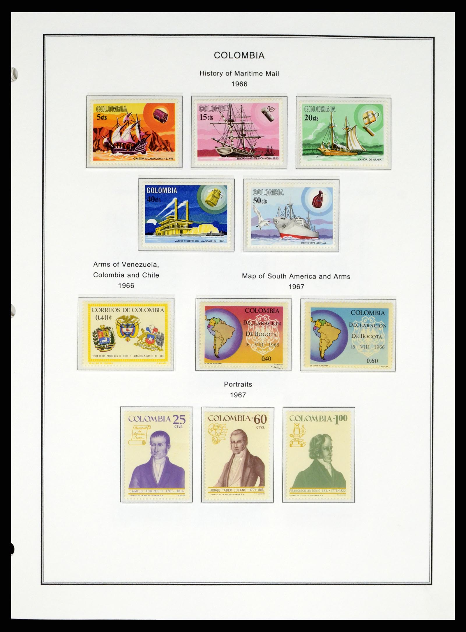 37770 0039 - Postzegelverzameling 37770 Latijns Amerika 1855-1990.