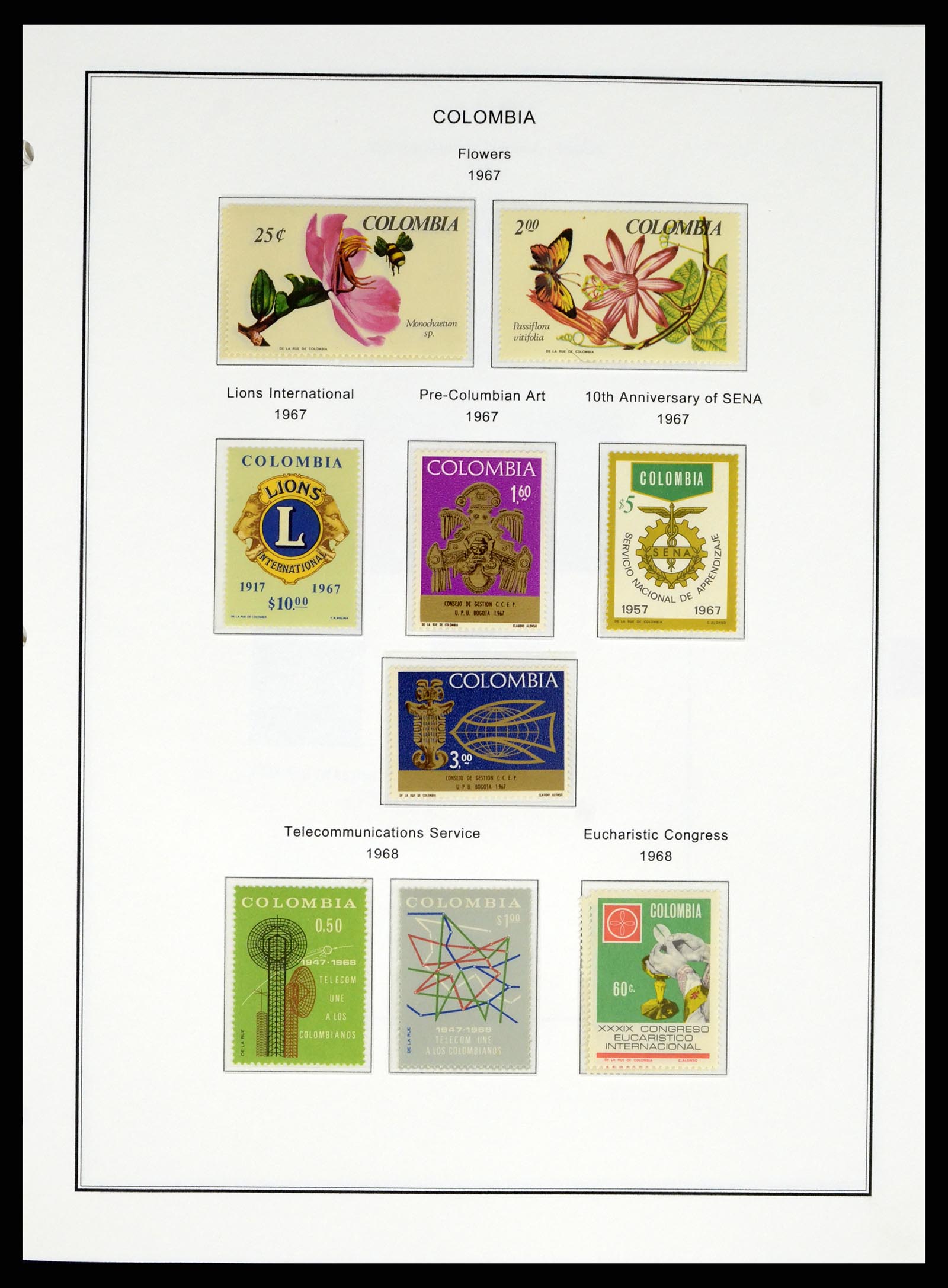 37770 0040 - Postzegelverzameling 37770 Latijns Amerika 1855-1990.