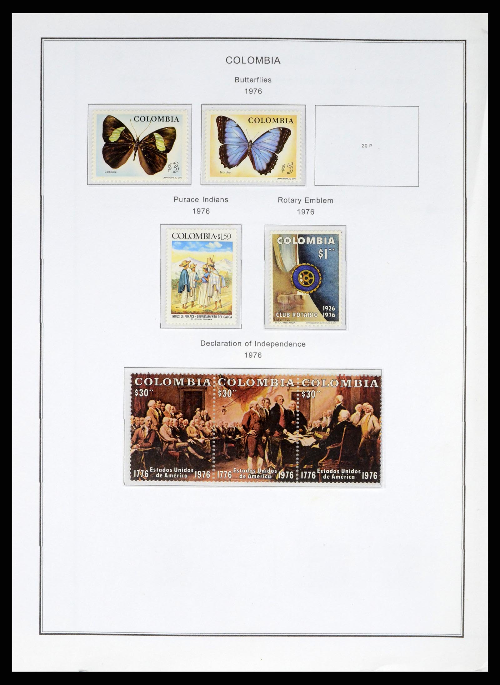 37770 0048 - Postzegelverzameling 37770 Latijns Amerika 1855-1990.