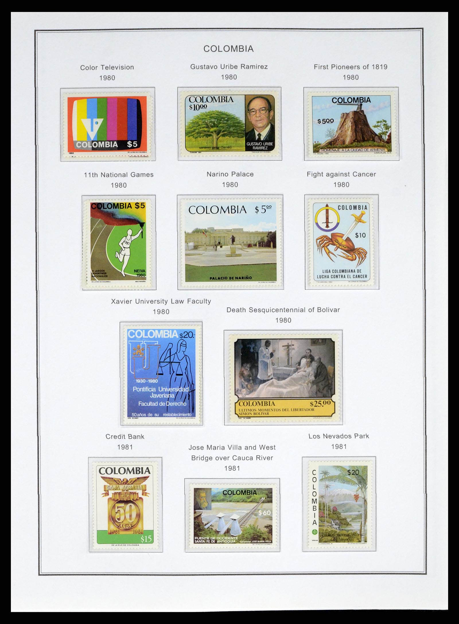 37770 0052 - Postzegelverzameling 37770 Latijns Amerika 1855-1990.