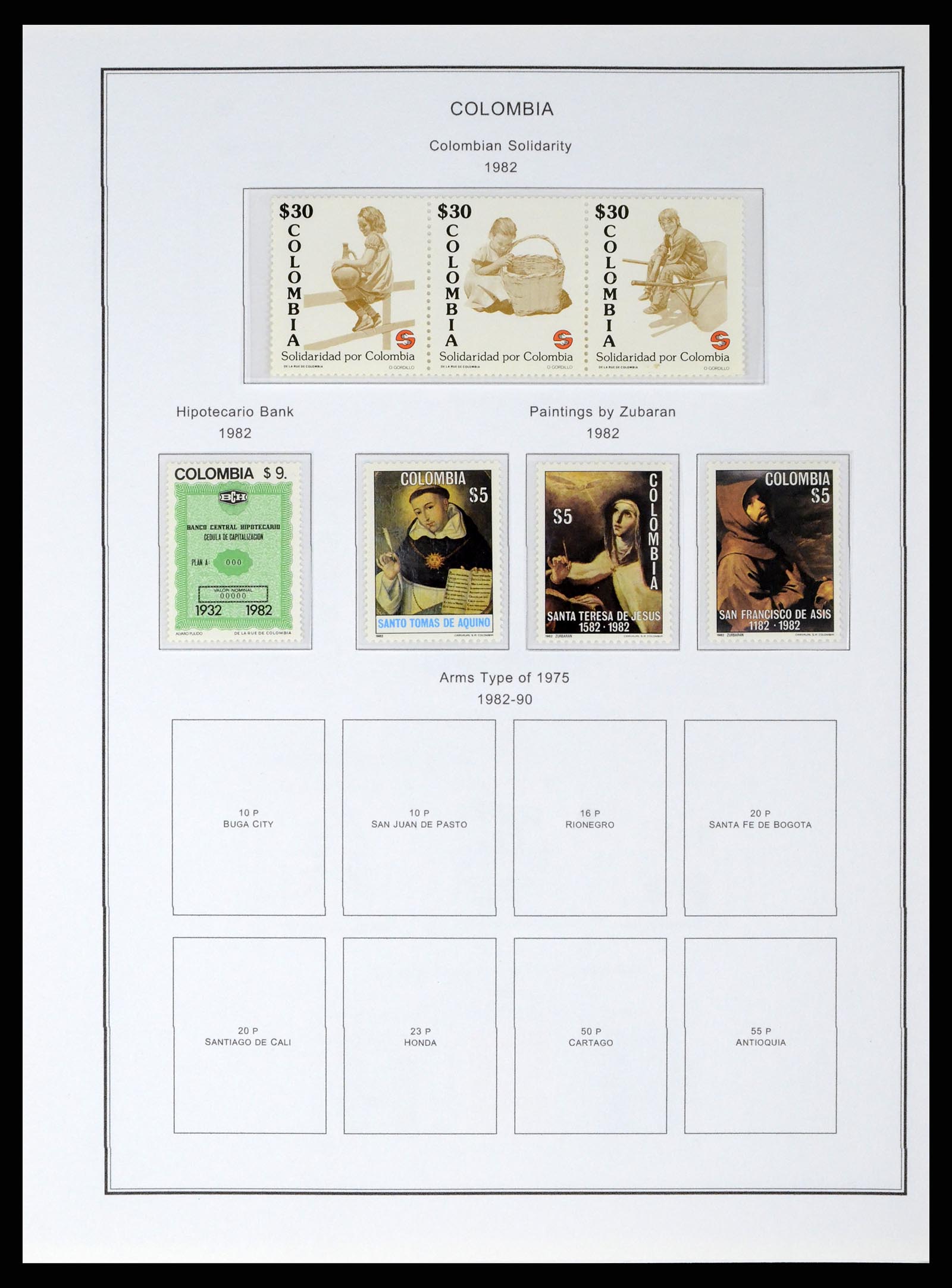 37770 0058 - Postzegelverzameling 37770 Latijns Amerika 1855-1990.