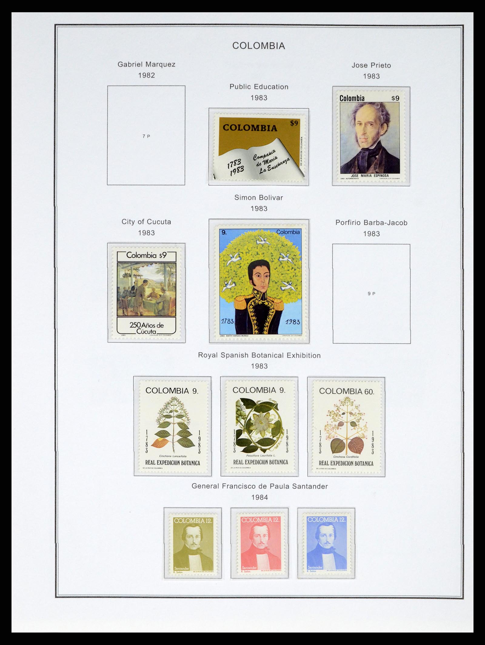 37770 0059 - Postzegelverzameling 37770 Latijns Amerika 1855-1990.