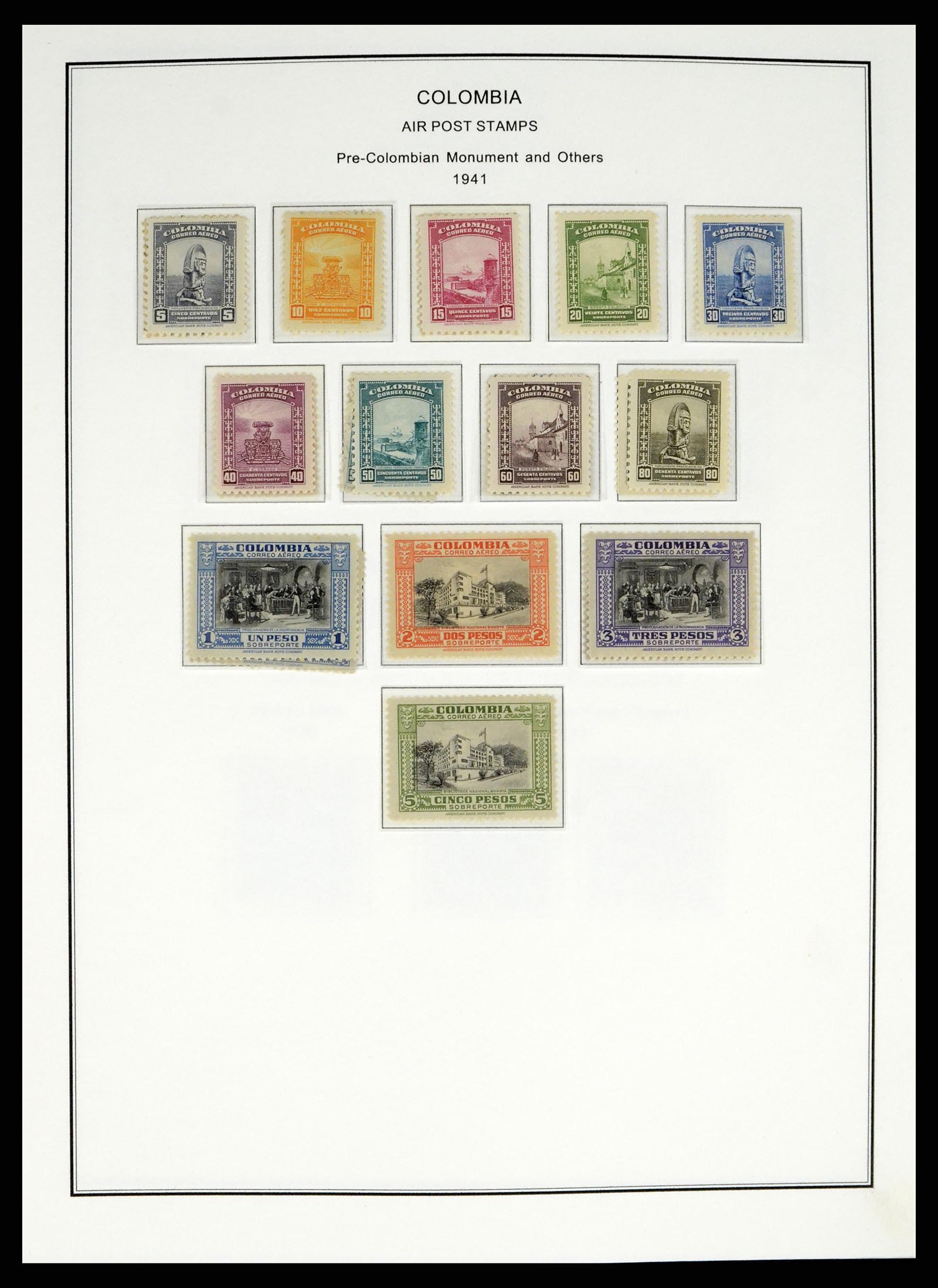 37770 0075 - Stamp collection 37770 Latin America 1855-1990