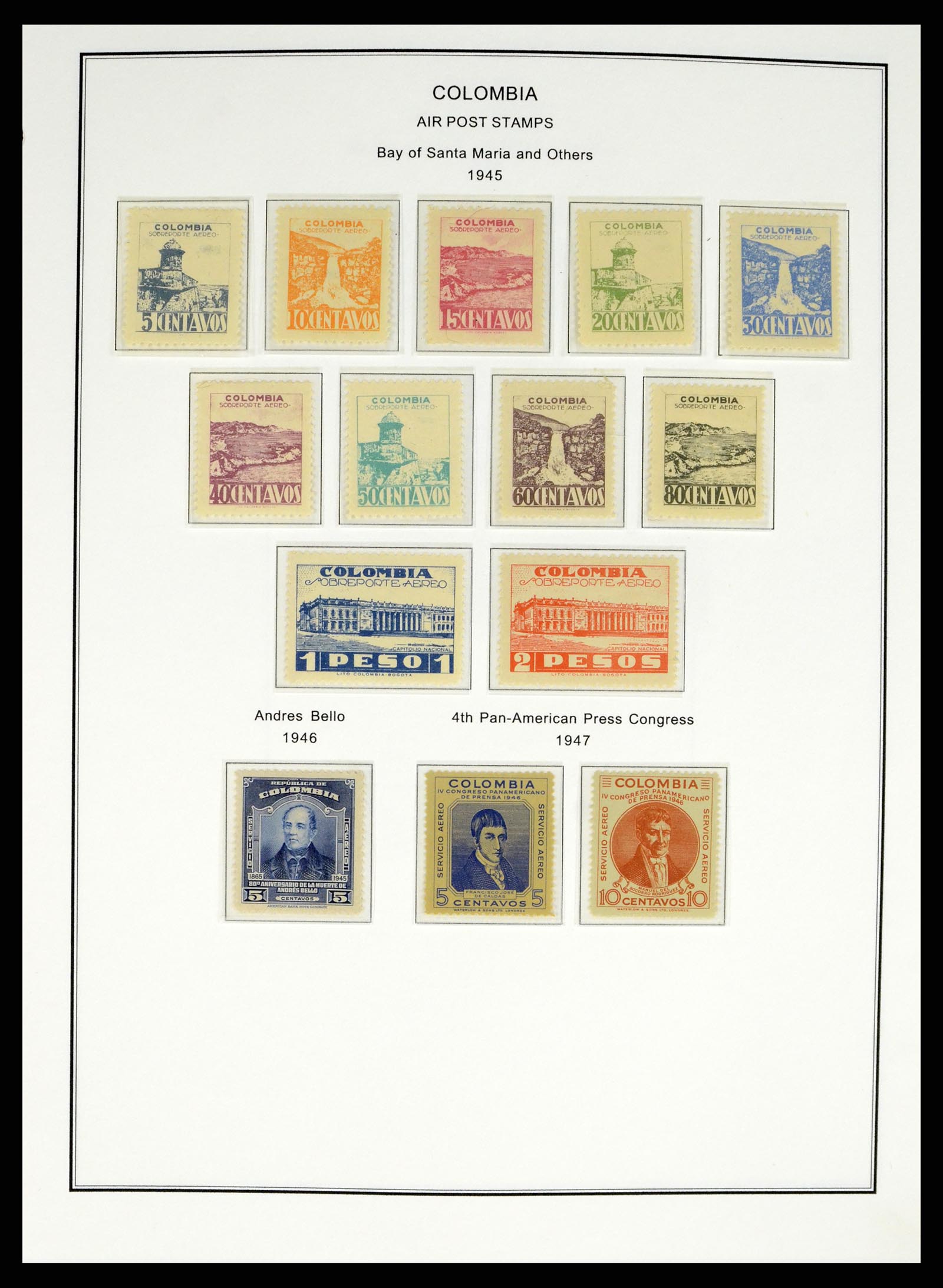 37770 0076 - Stamp collection 37770 Latin America 1855-1990