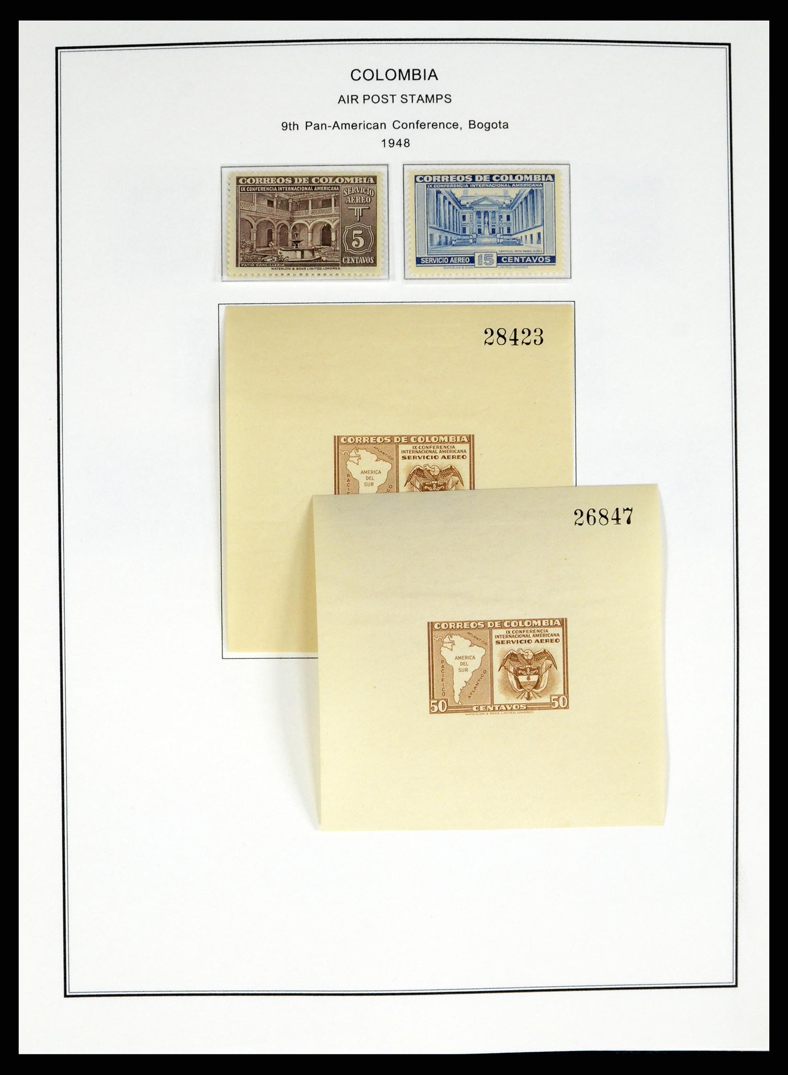 37770 0077 - Stamp collection 37770 Latin America 1855-1990