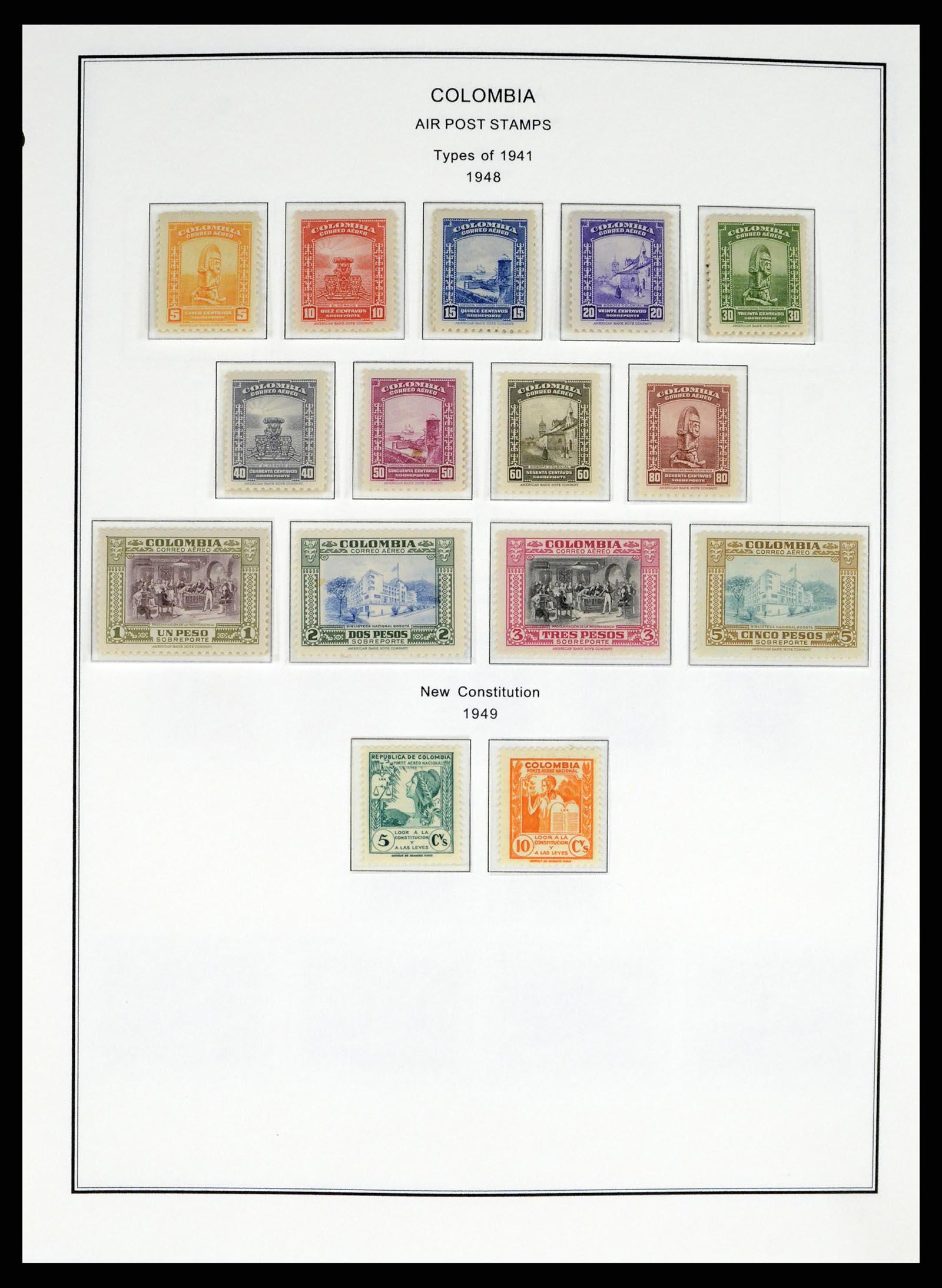 37770 0078 - Stamp collection 37770 Latin America 1855-1990