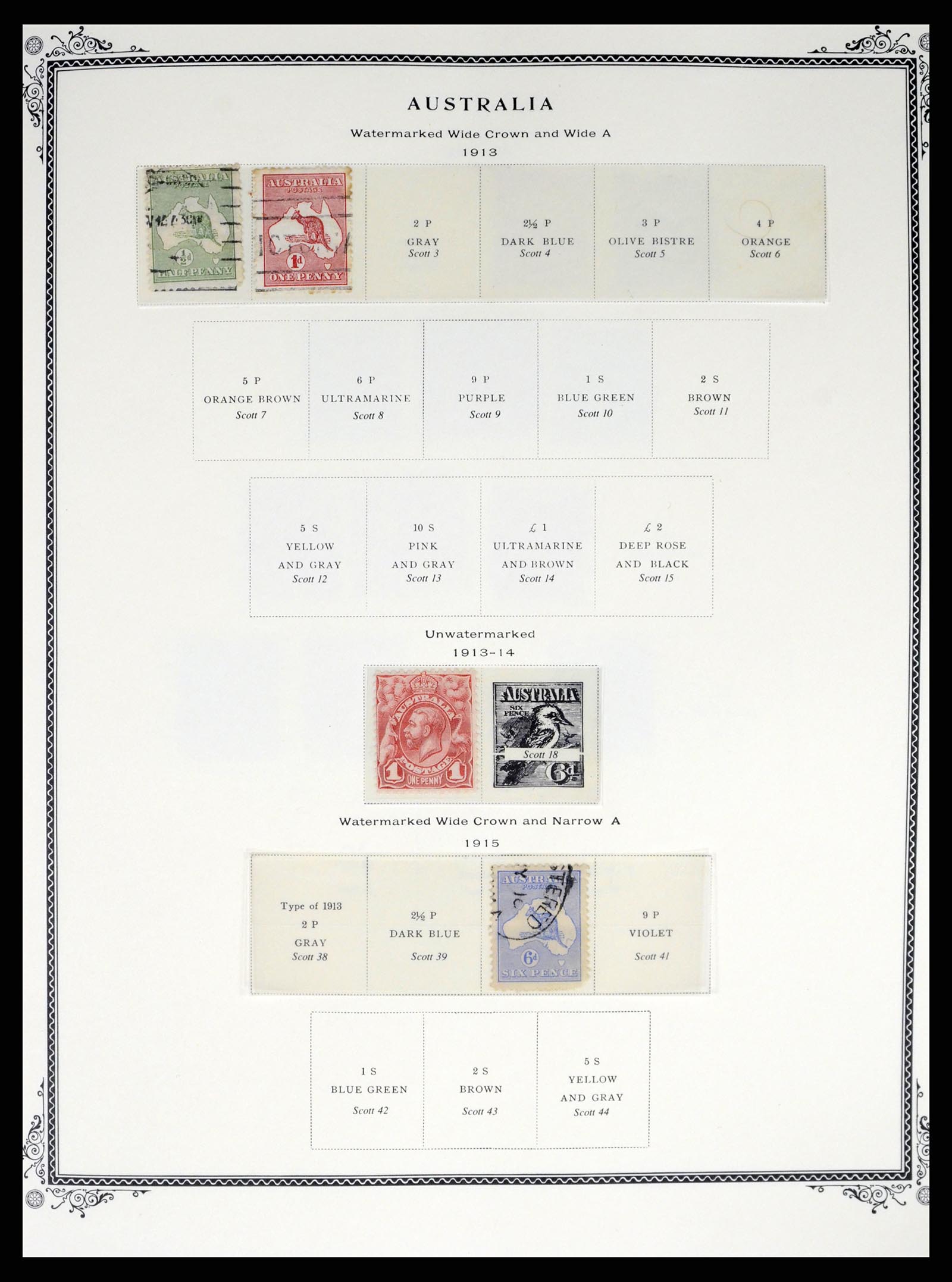 37772 0001 - Postzegelverzameling 37772 Engelse koloniën in de pacific 1874-1997.