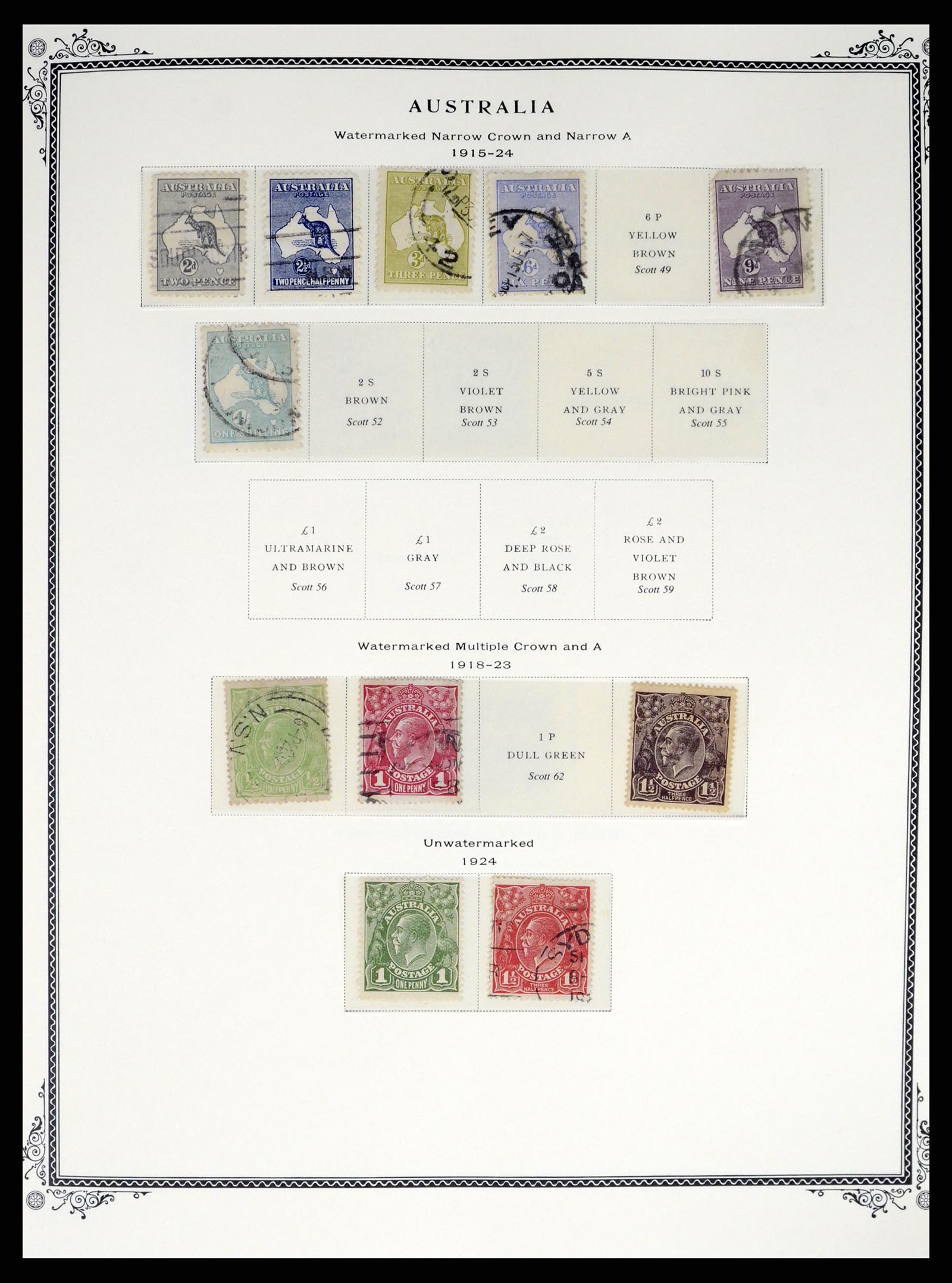 37772 0003 - Postzegelverzameling 37772 Engelse koloniën in de pacific 1874-1997.