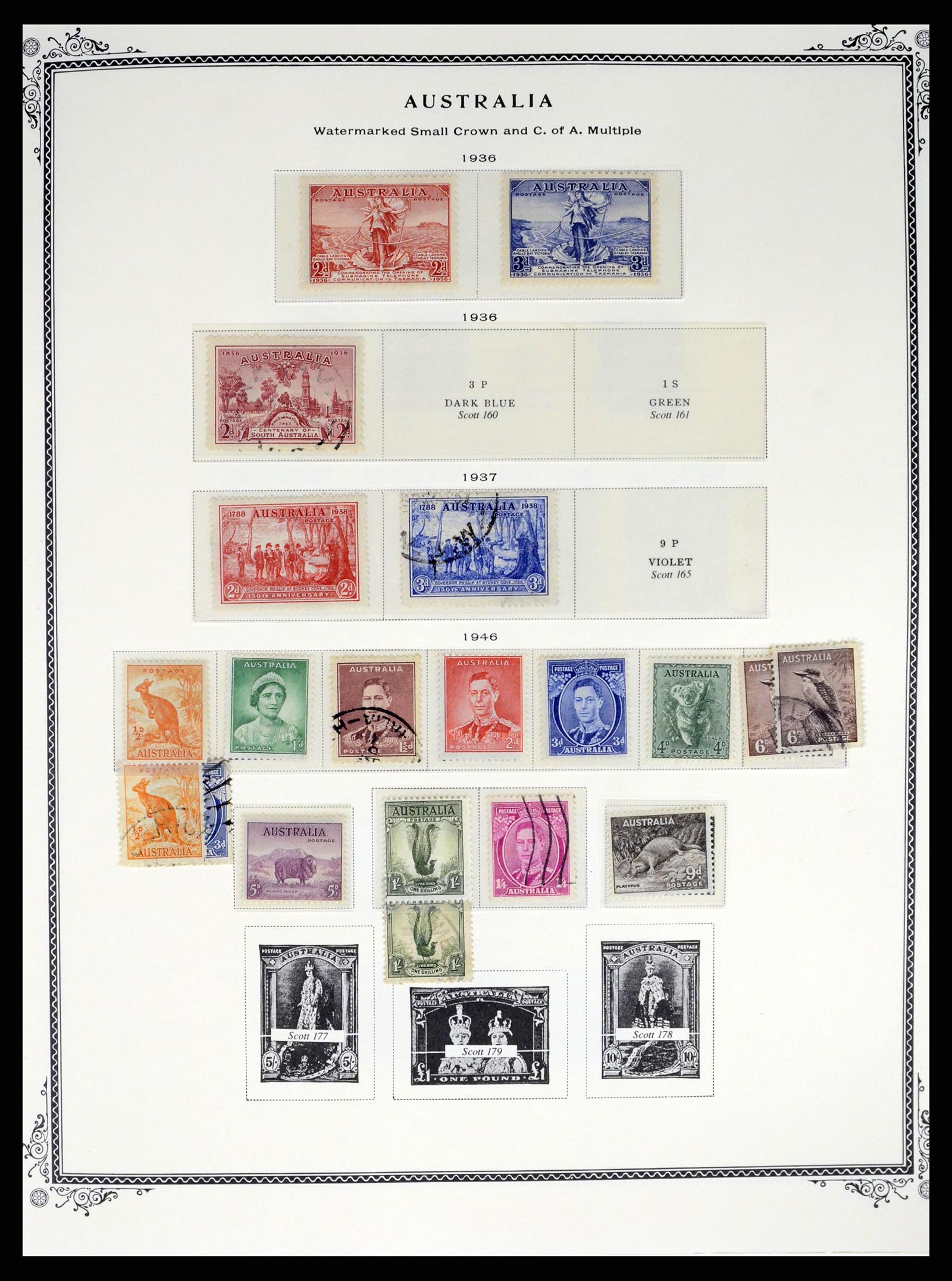 37772 0008 - Postzegelverzameling 37772 Engelse koloniën in de pacific 1874-1997.