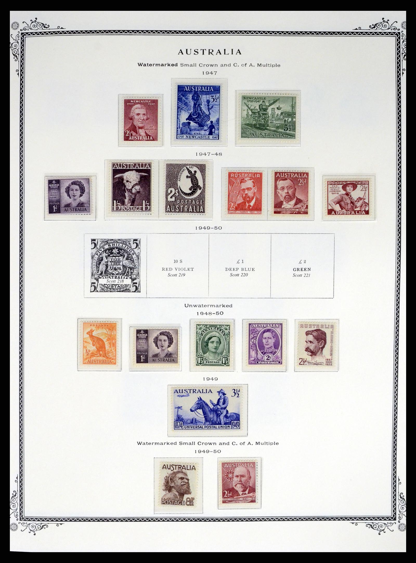 37772 0011 - Postzegelverzameling 37772 Engelse koloniën in de pacific 1874-1997.