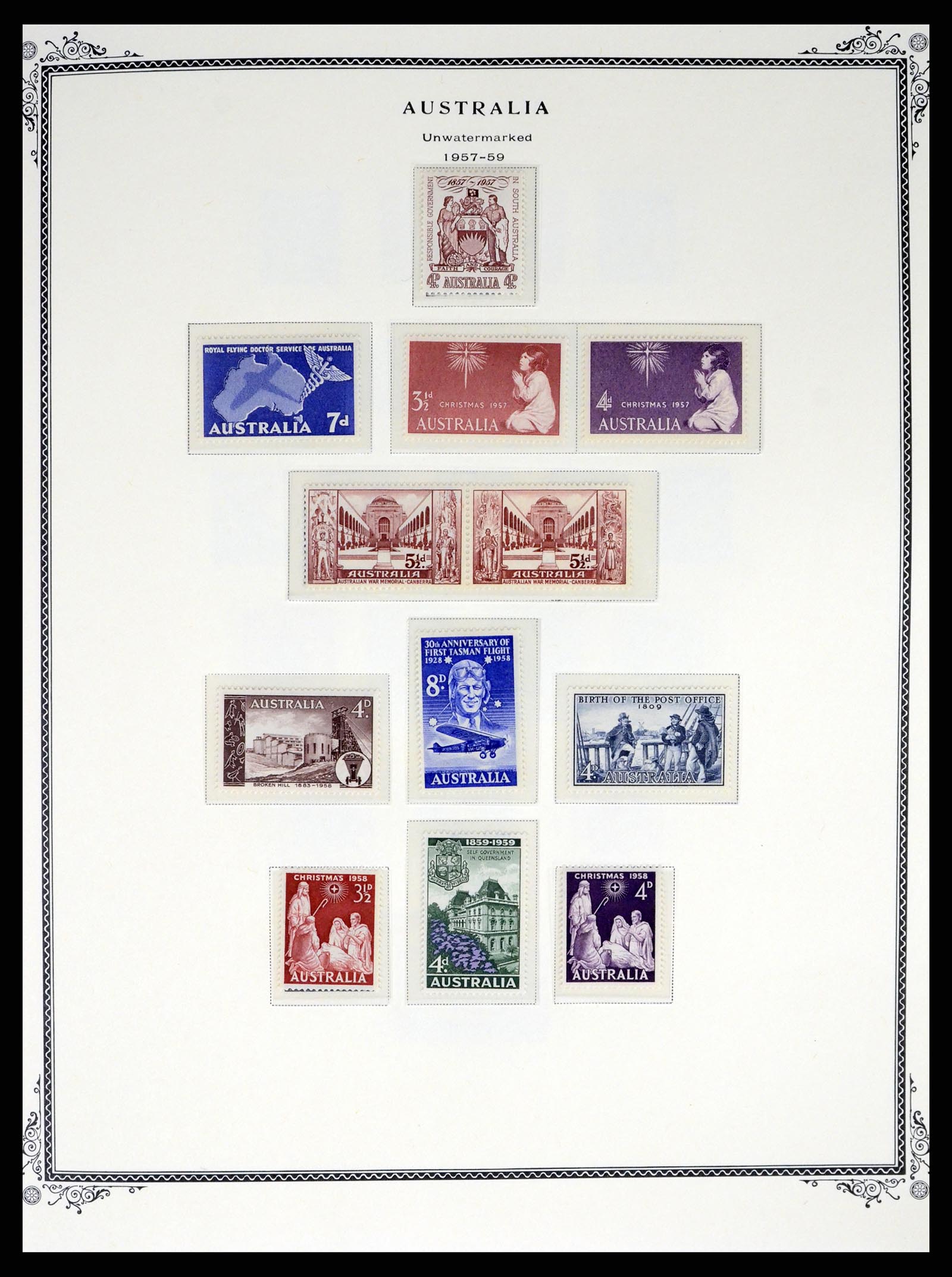37772 0016 - Postzegelverzameling 37772 Engelse koloniën in de pacific 1874-1997.