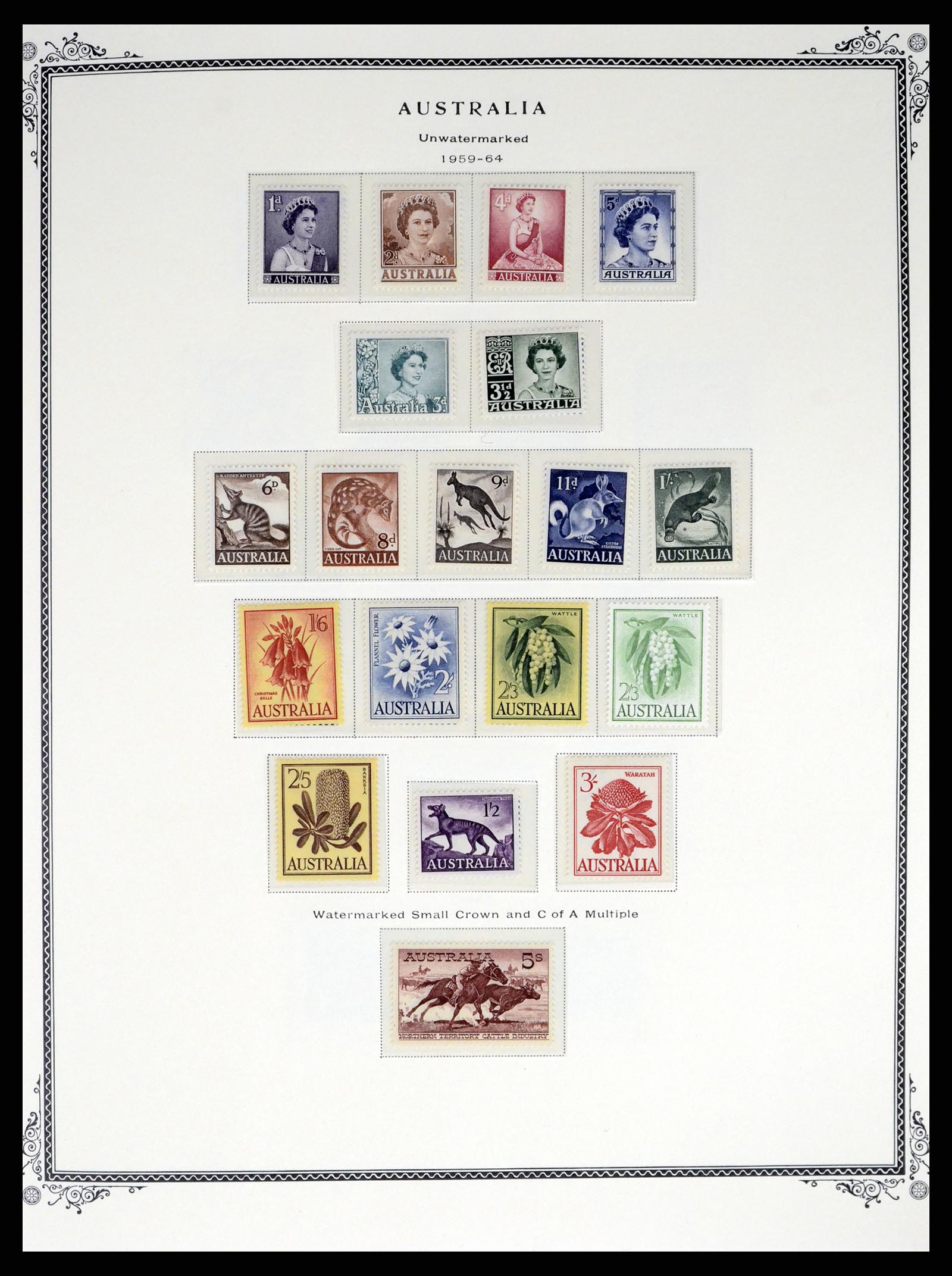 37772 0017 - Postzegelverzameling 37772 Engelse koloniën in de pacific 1874-1997.