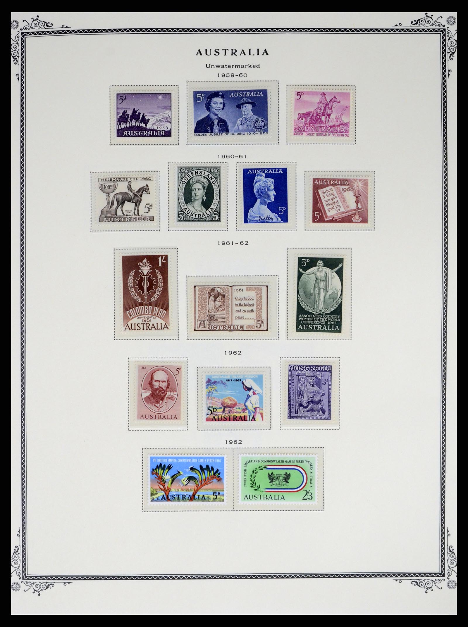 37772 0018 - Postzegelverzameling 37772 Engelse koloniën in de pacific 1874-1997.