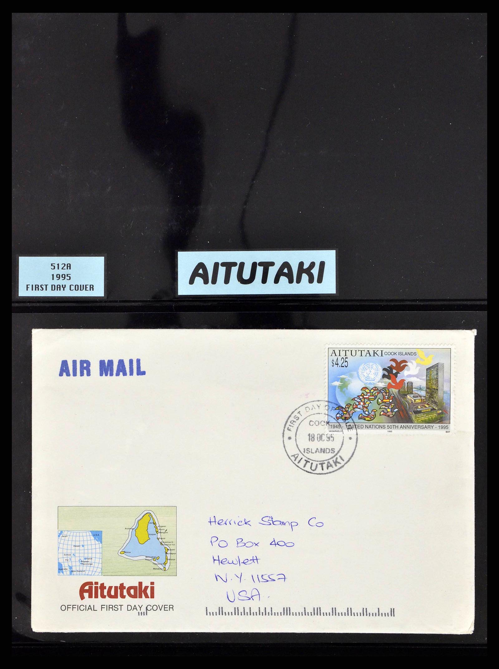 37773 0002 - Postzegelverzameling 37773 Motief 50 jaar VN 1995.