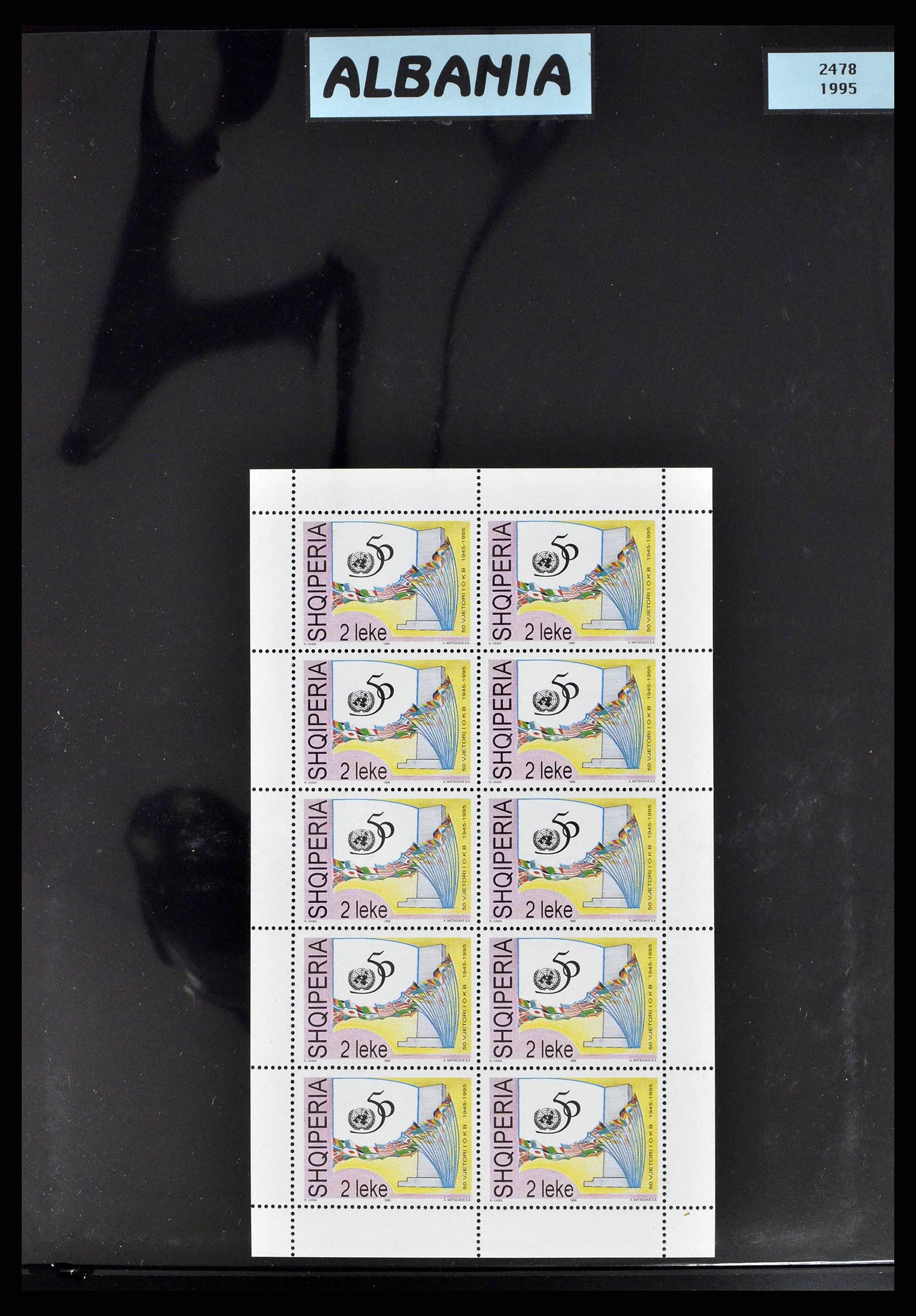 37773 0003 - Stamp collection 37773 Thematics 50th Anniversary UN 1995.