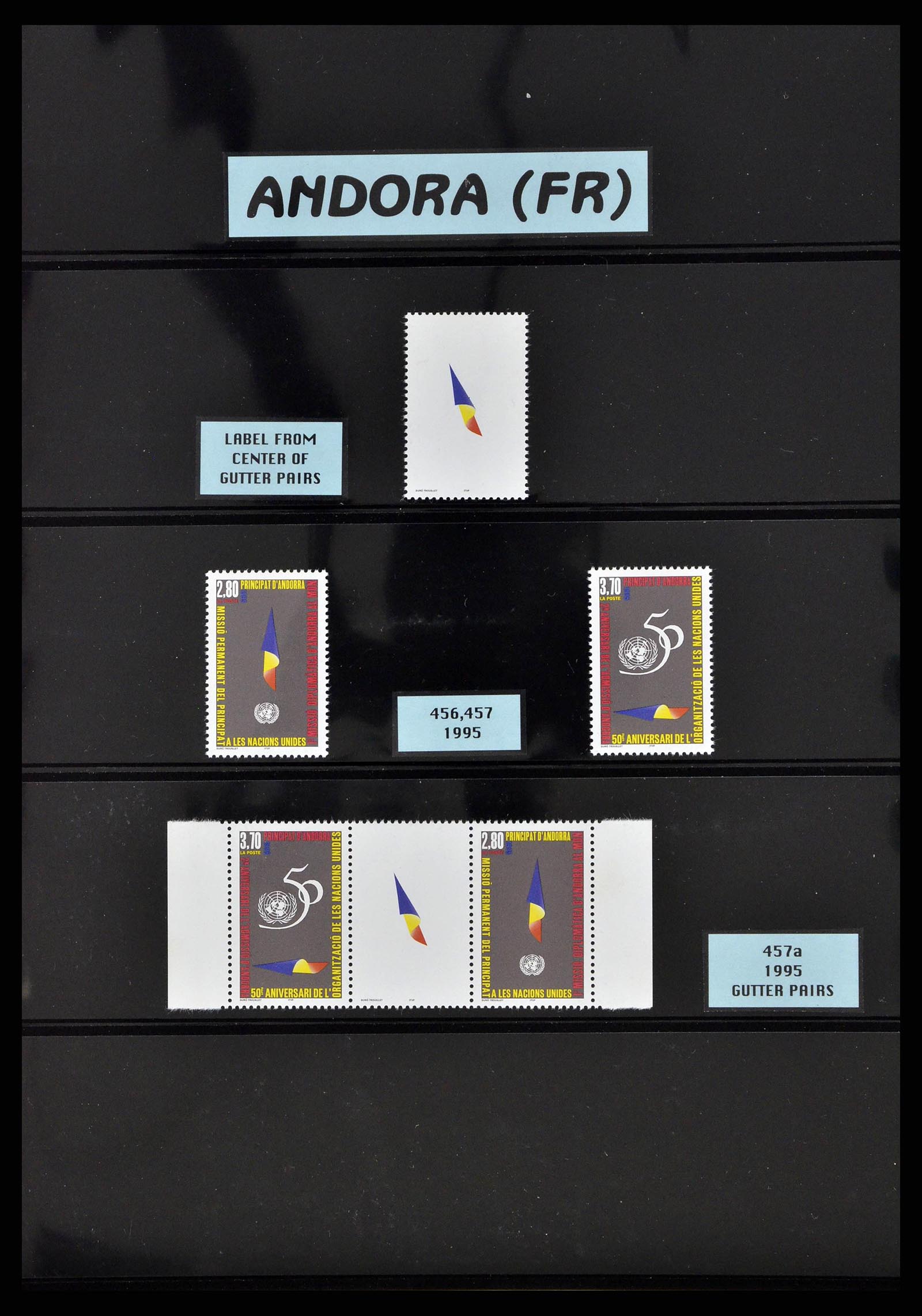 37773 0007 - Stamp collection 37773 Thematics 50th Anniversary UN 1995.
