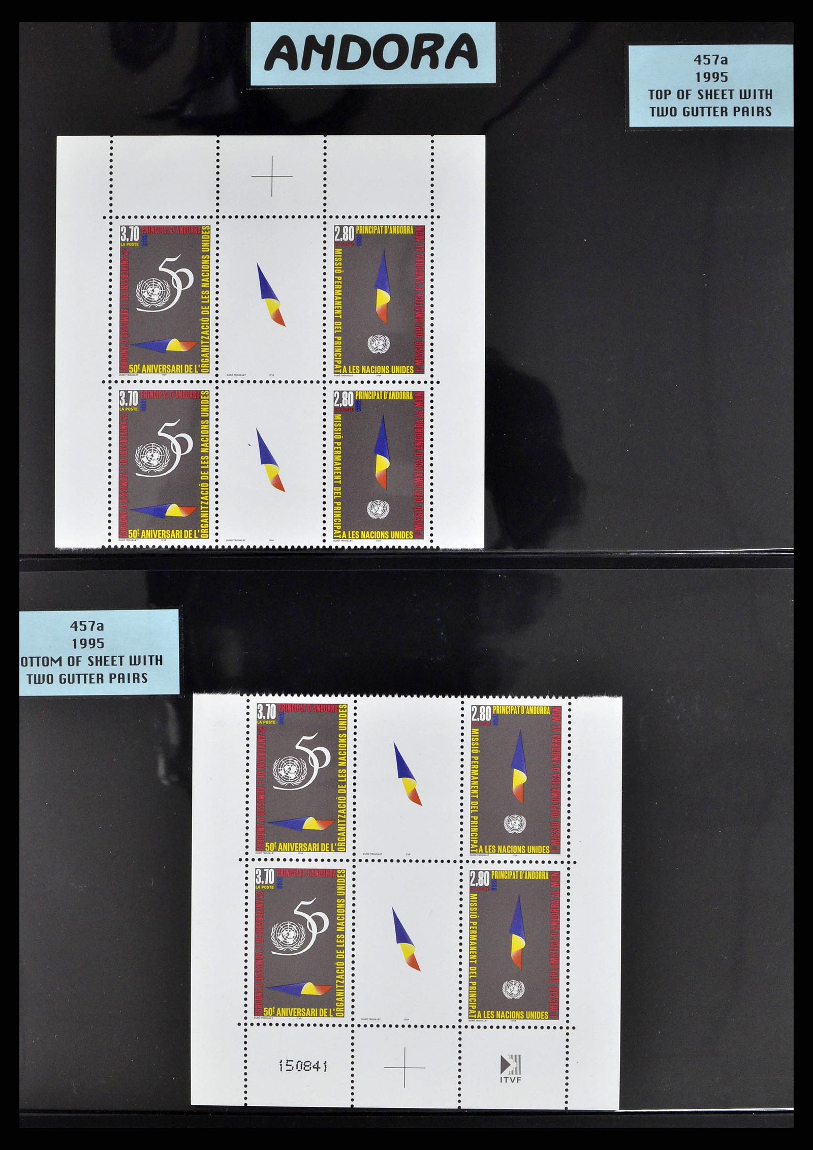 37773 0008 - Stamp collection 37773 Thematics 50th Anniversary UN 1995.