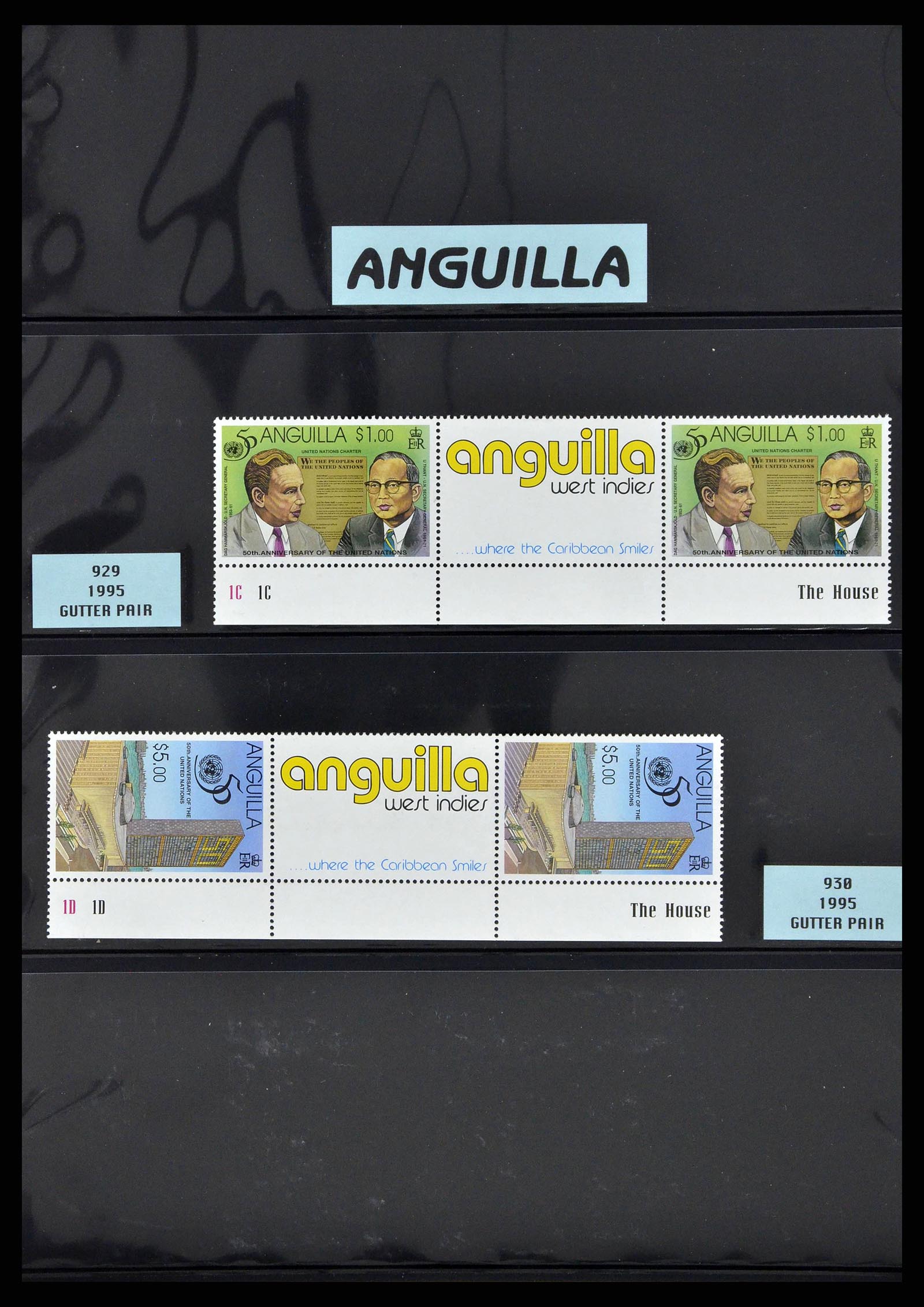 37773 0012 - Stamp collection 37773 Thematics 50th Anniversary UN 1995.