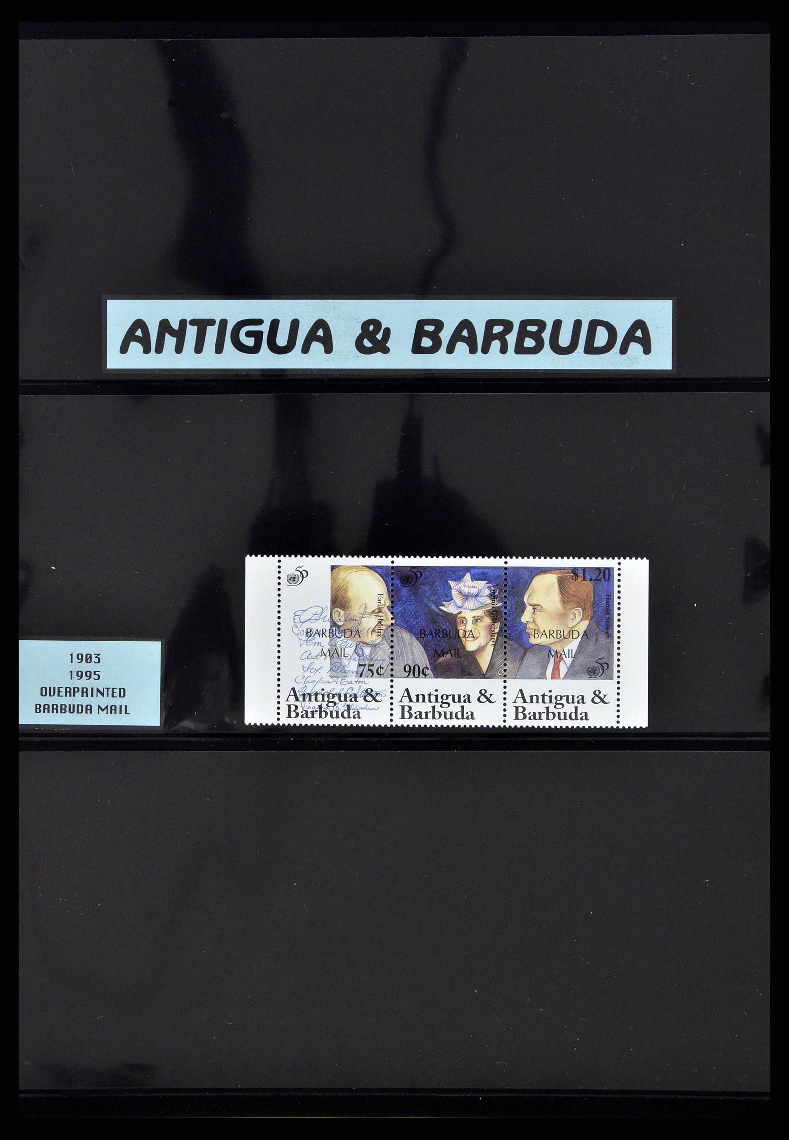 37773 0016 - Postzegelverzameling 37773 Motief 50 jaar VN 1995.