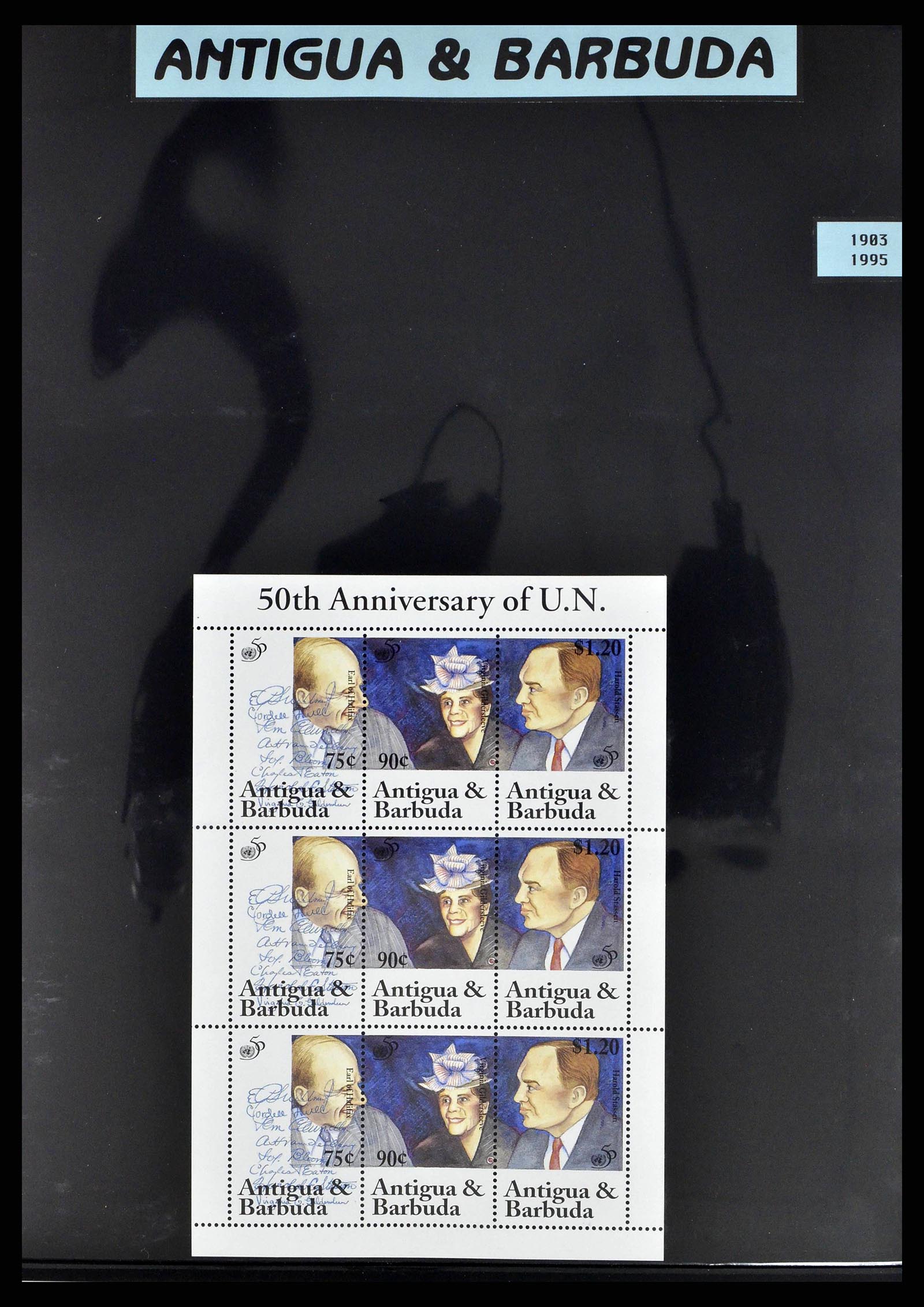 37773 0017 - Stamp collection 37773 Thematics 50th Anniversary UN 1995.