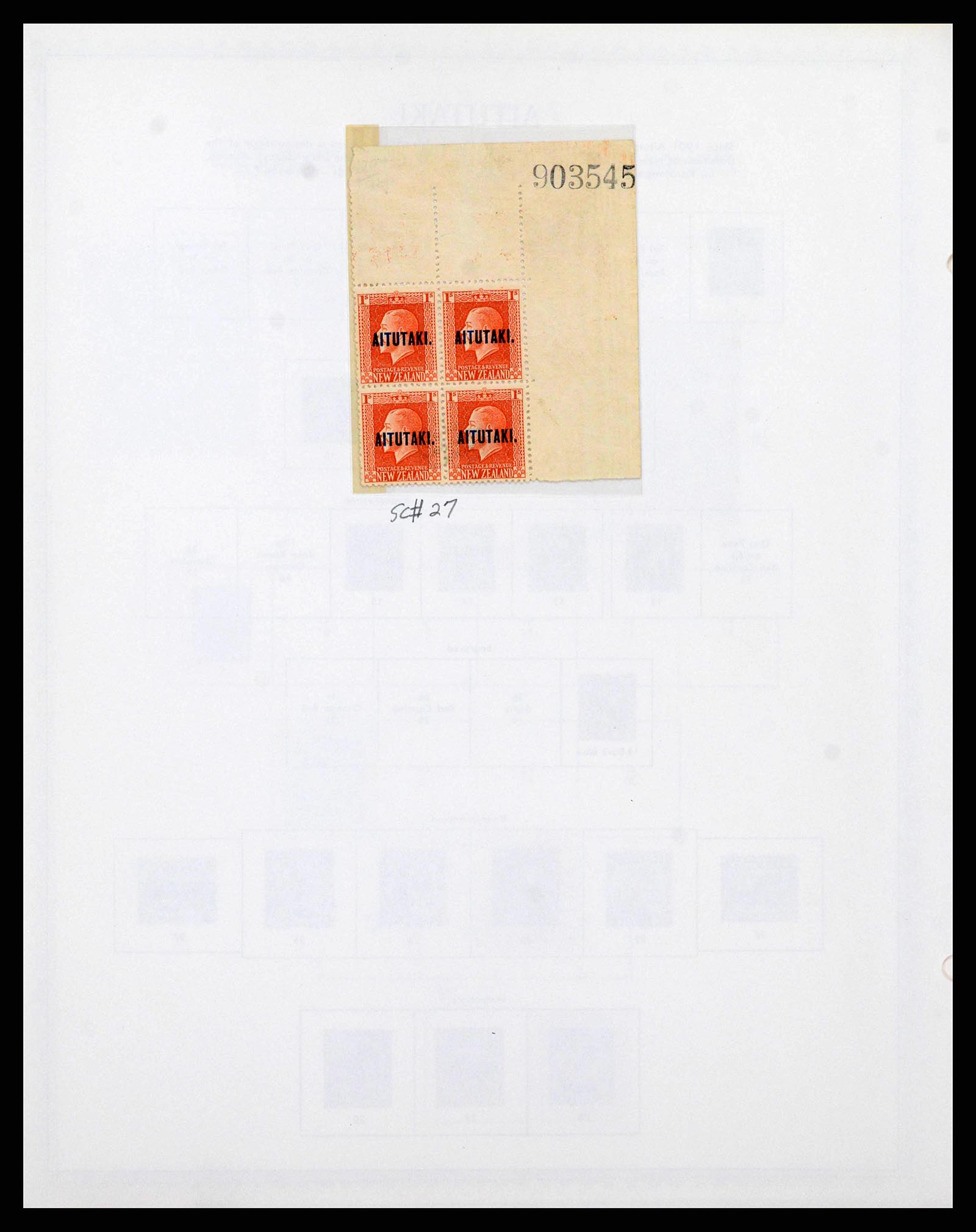 37774 0002 - Postzegelverzameling 37774 Australië en gebieden 1913-1998.