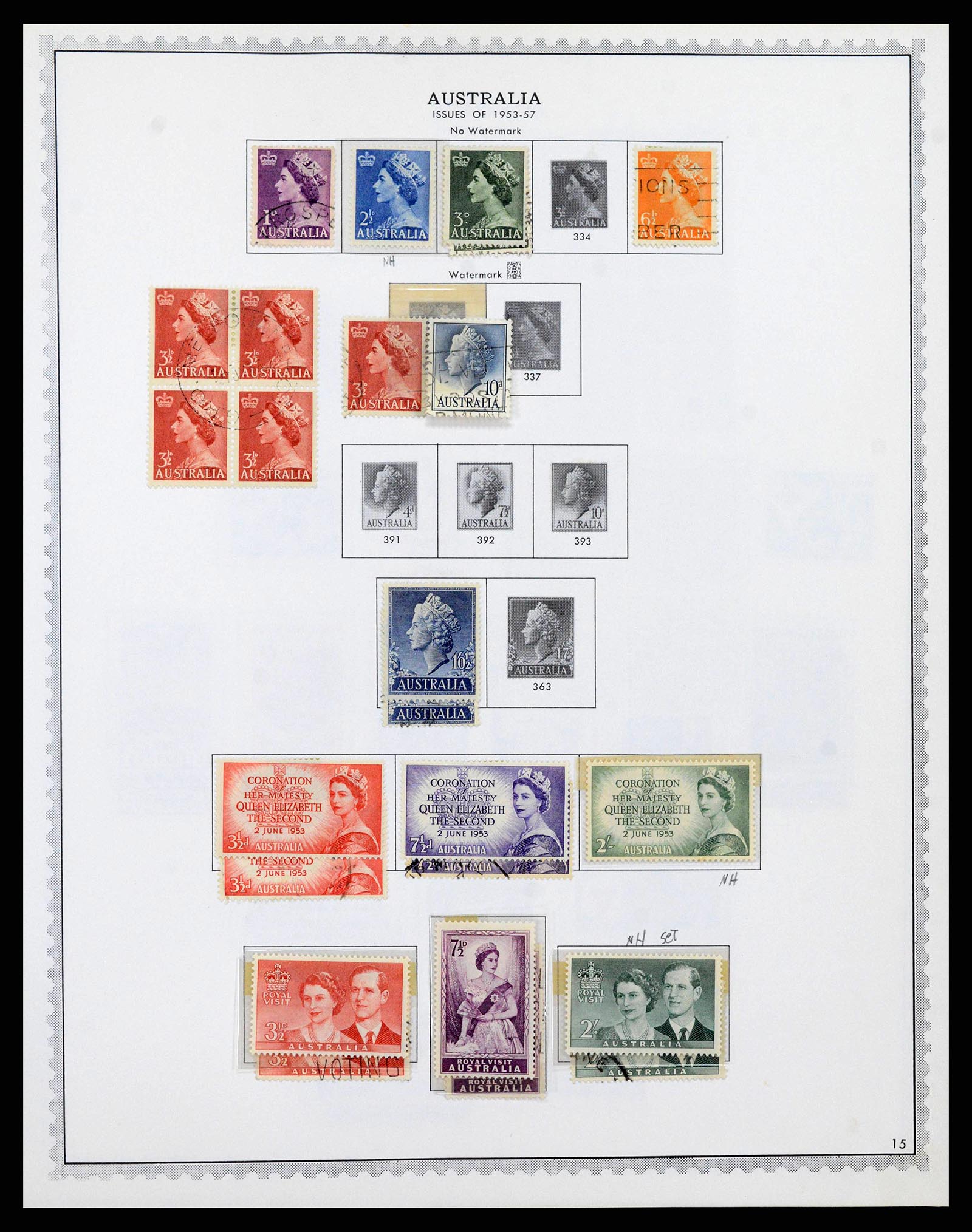 37774 0017 - Postzegelverzameling 37774 Australië en gebieden 1913-1998.