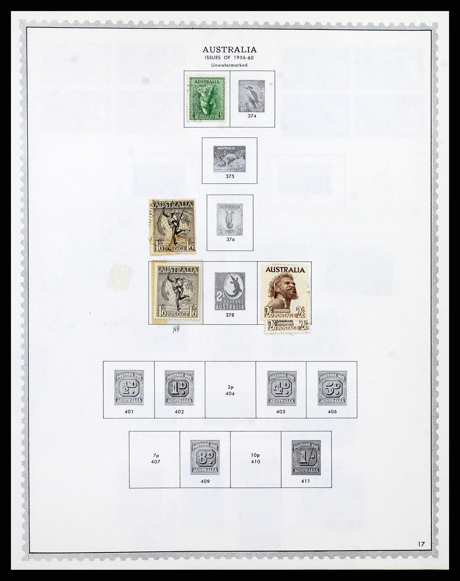 37774 0020 - Postzegelverzameling 37774 Australië en gebieden 1913-1998.