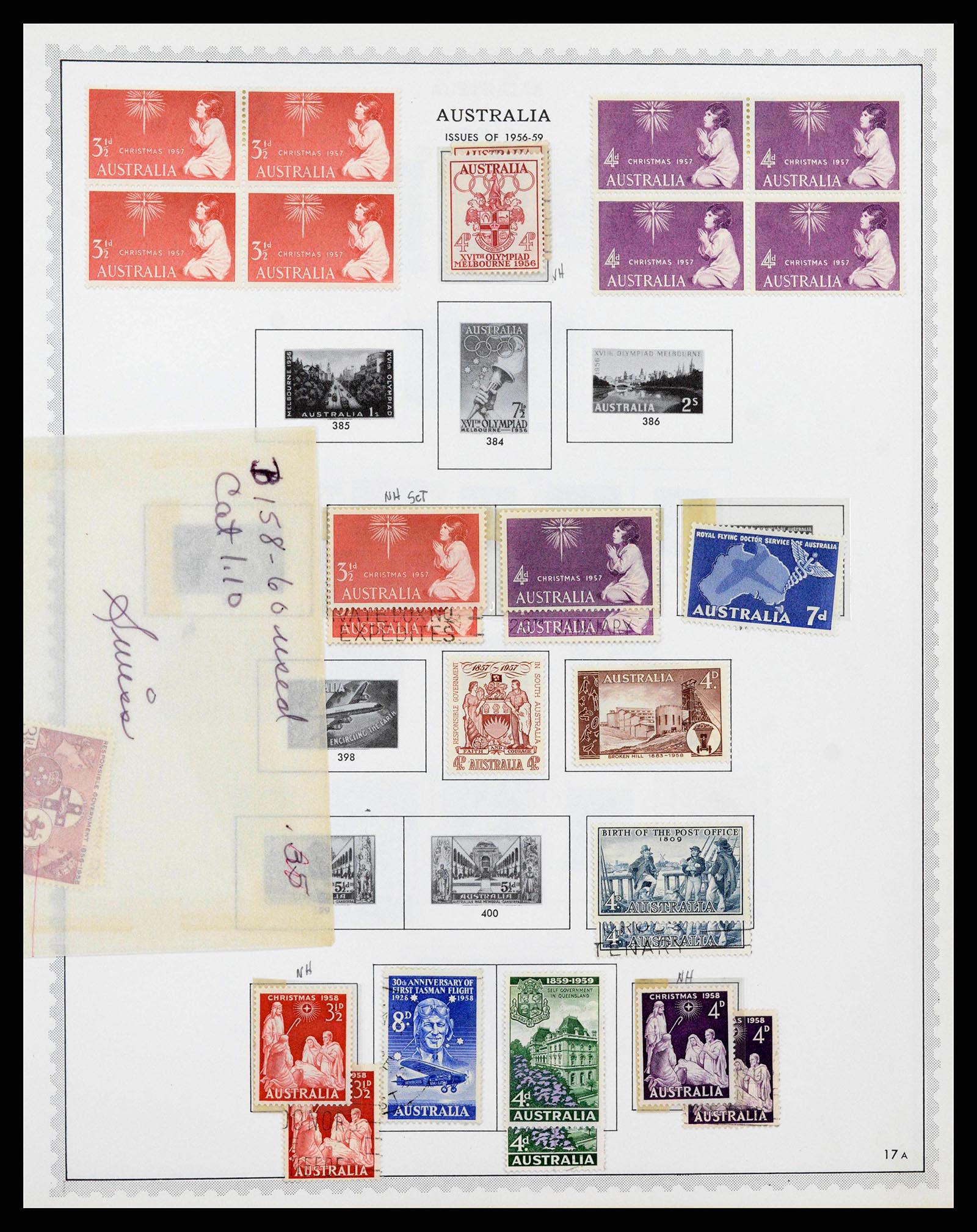 37774 0021 - Postzegelverzameling 37774 Australië en gebieden 1913-1998.