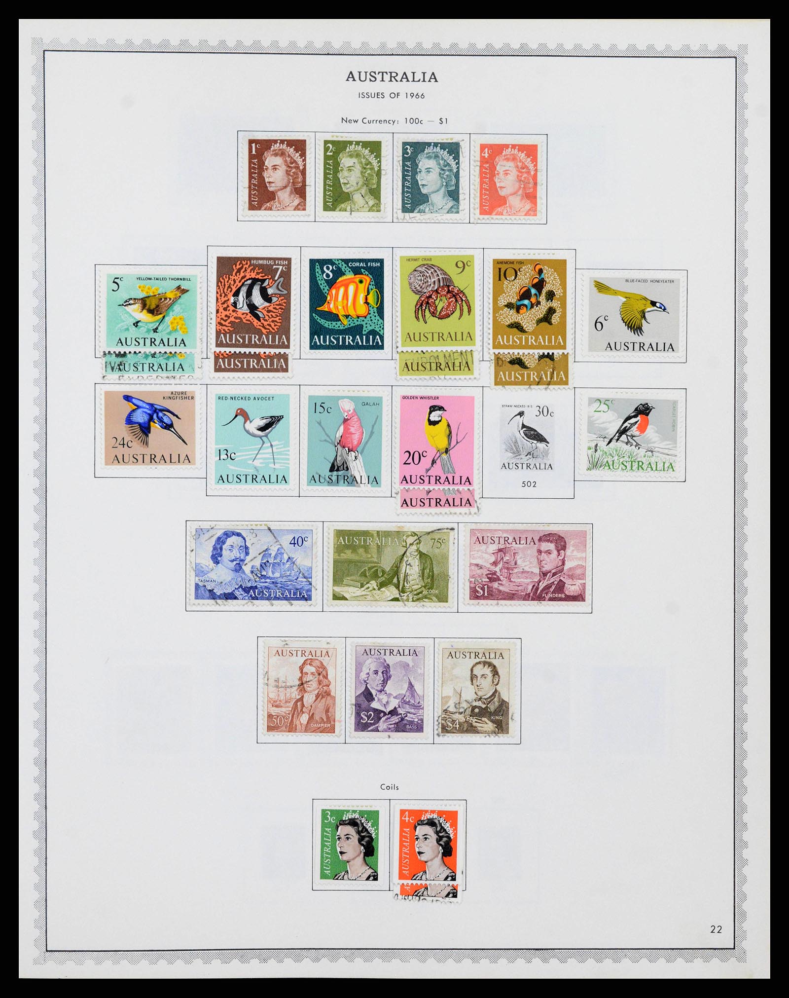 37774 0026 - Postzegelverzameling 37774 Australië en gebieden 1913-1998.