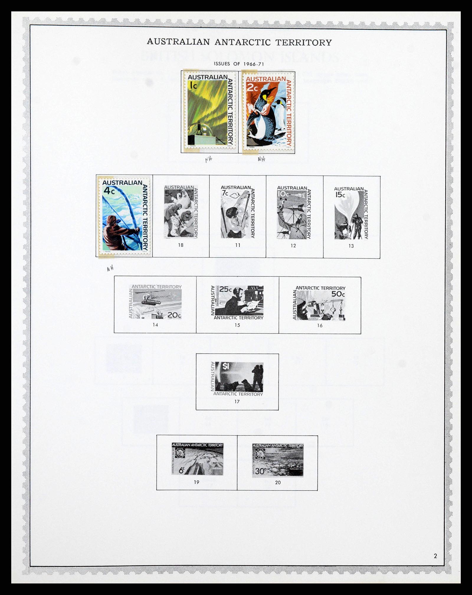 37774 0033 - Postzegelverzameling 37774 Australië en gebieden 1913-1998.