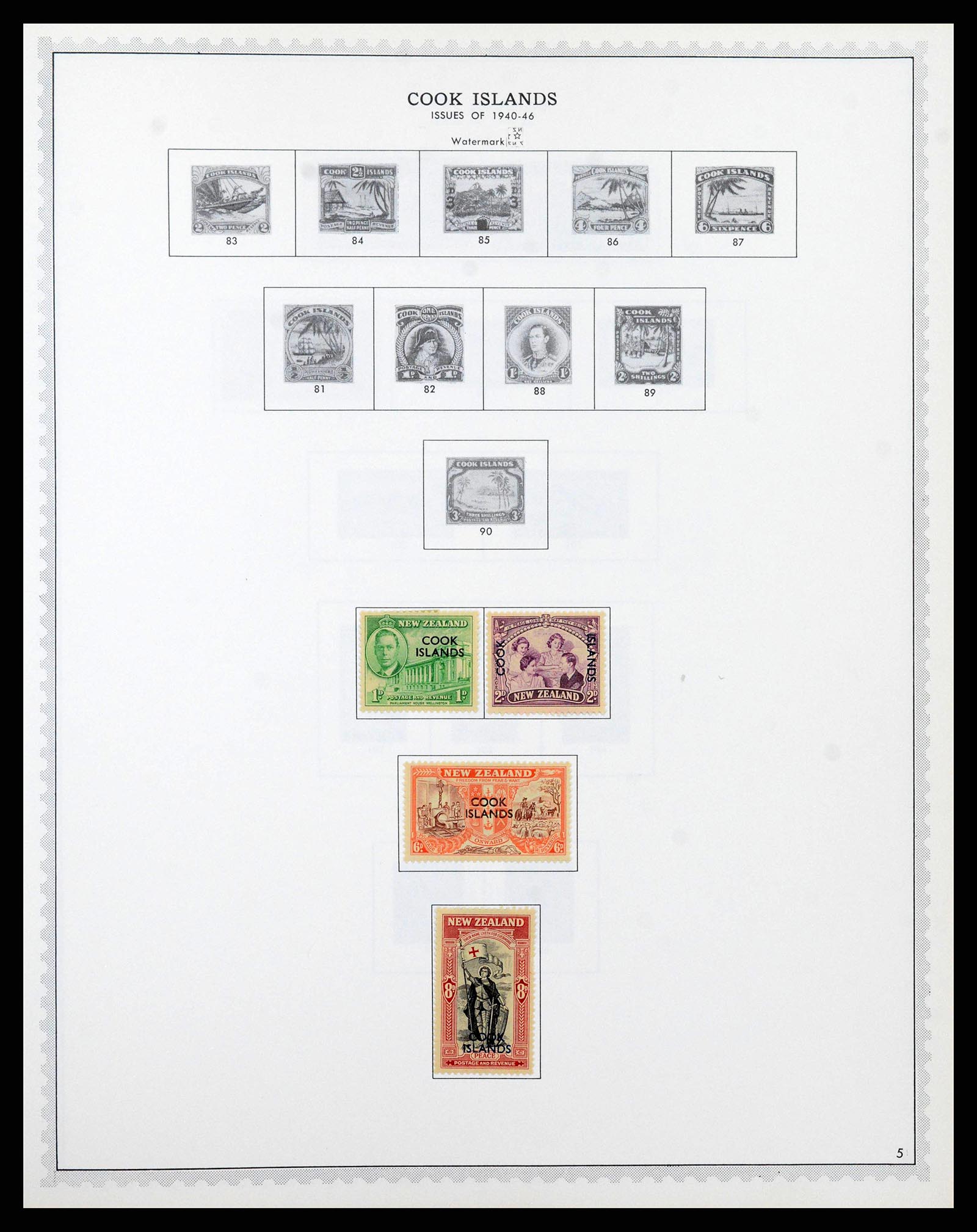 37774 0036 - Postzegelverzameling 37774 Australië en gebieden 1913-1998.